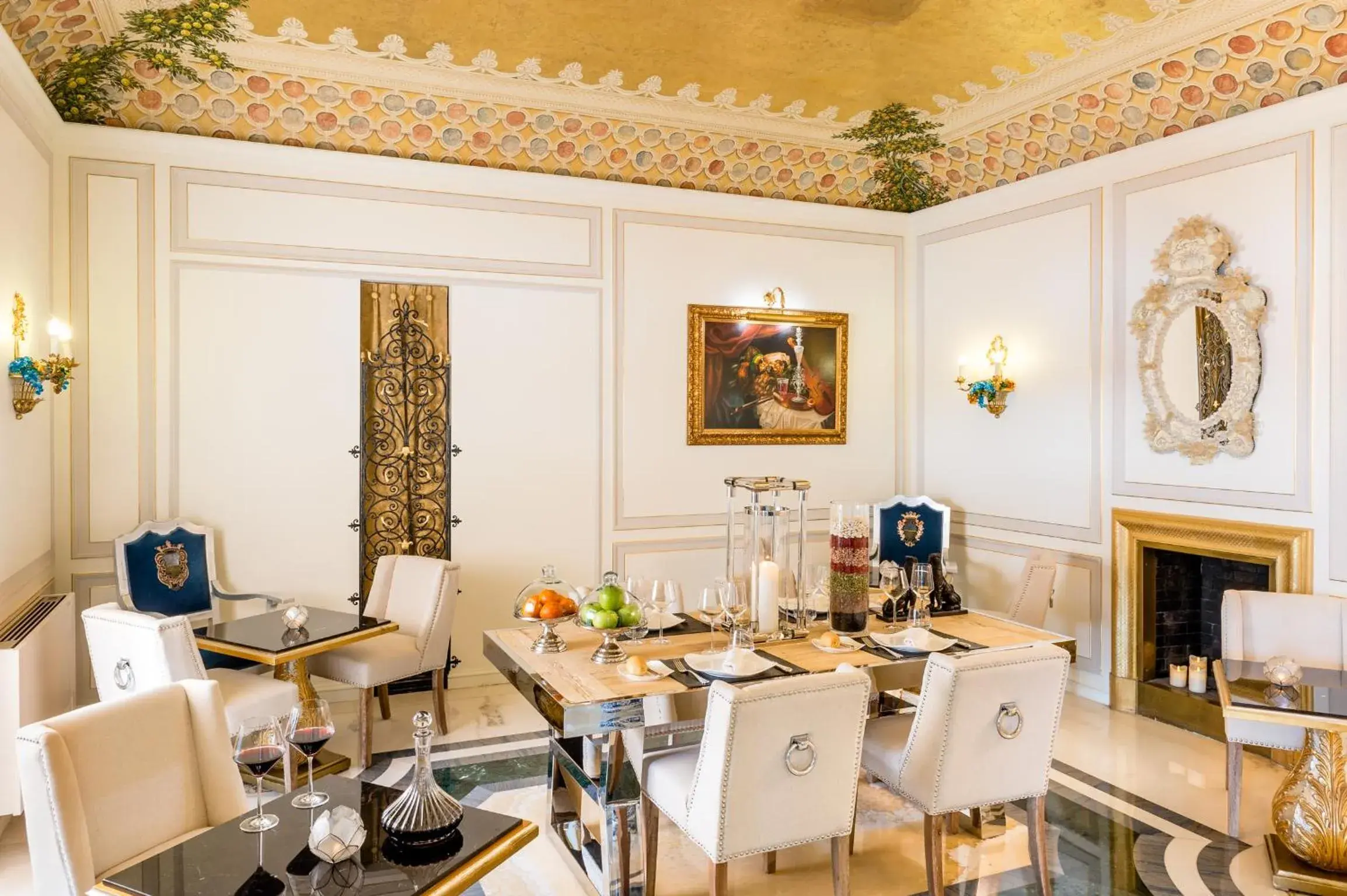 Lounge or bar, Restaurant/Places to Eat in Hotel Villa E Palazzo Aminta