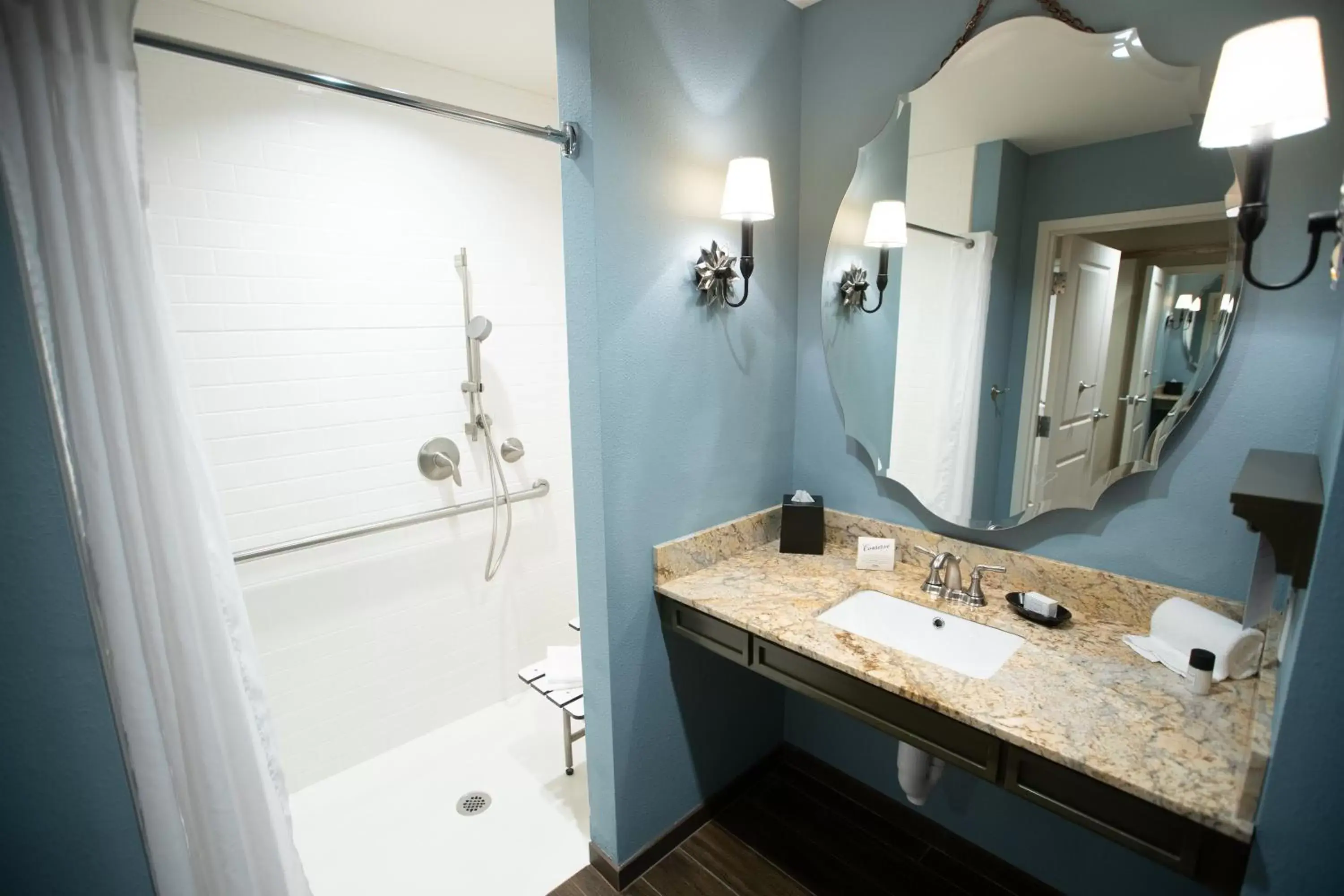 Bathroom in Dollywood's DreamMore Resort and Spa
