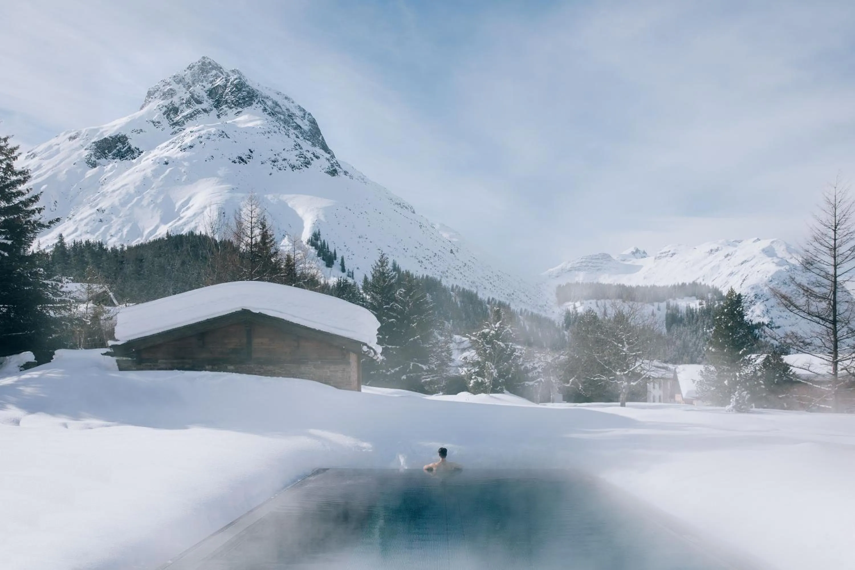 Pool view in Post Lech Arlberg