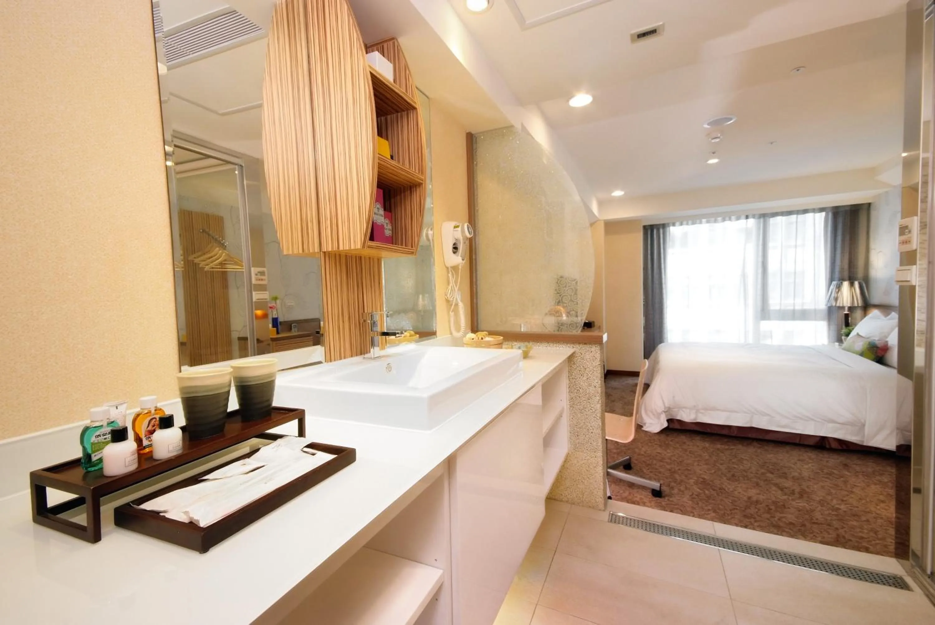 Photo of the whole room, Bed in NAGAHIRO Hotel