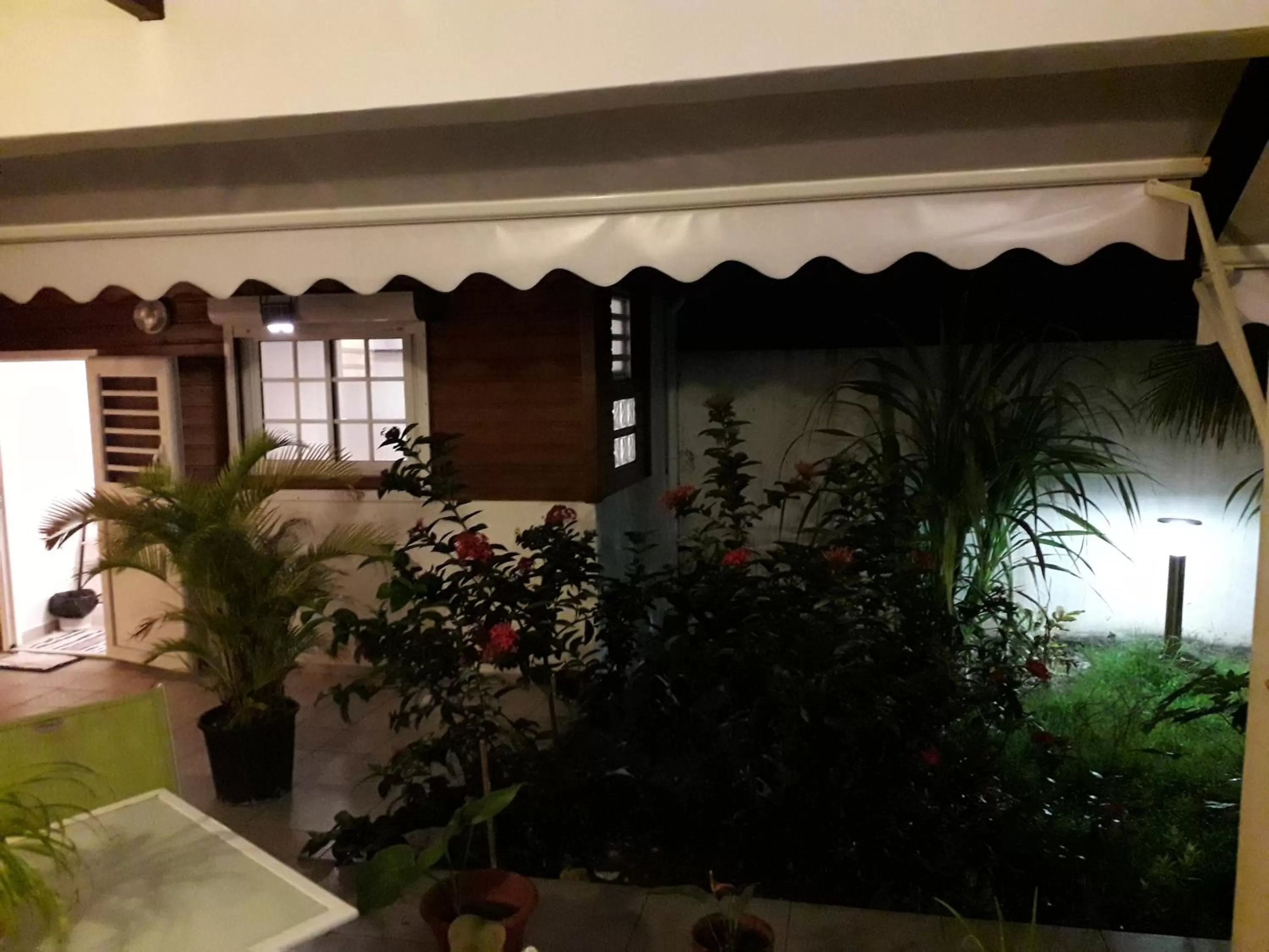 Garden view in Le Saint Georges