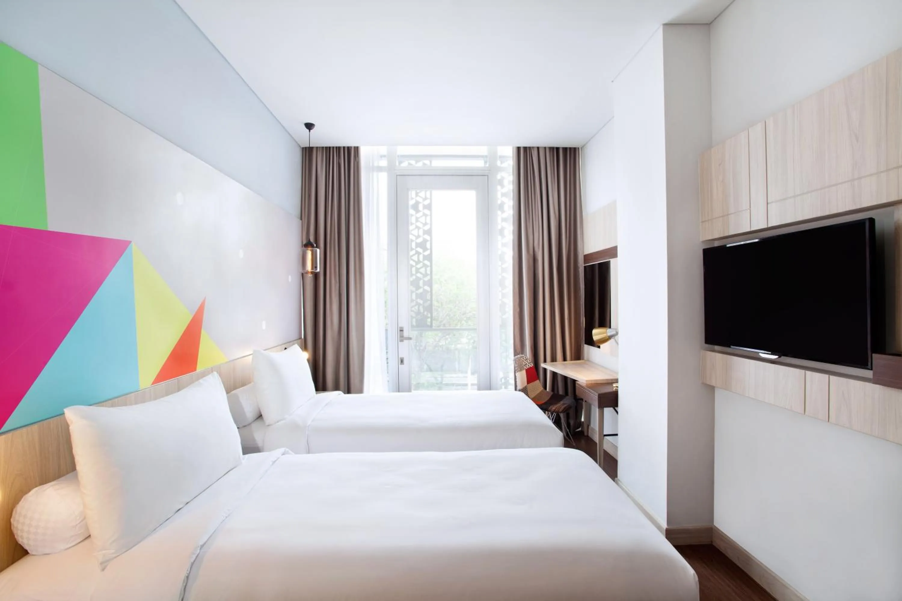 Bedroom, Bed in Ibis Styles Jakarta Sunter
