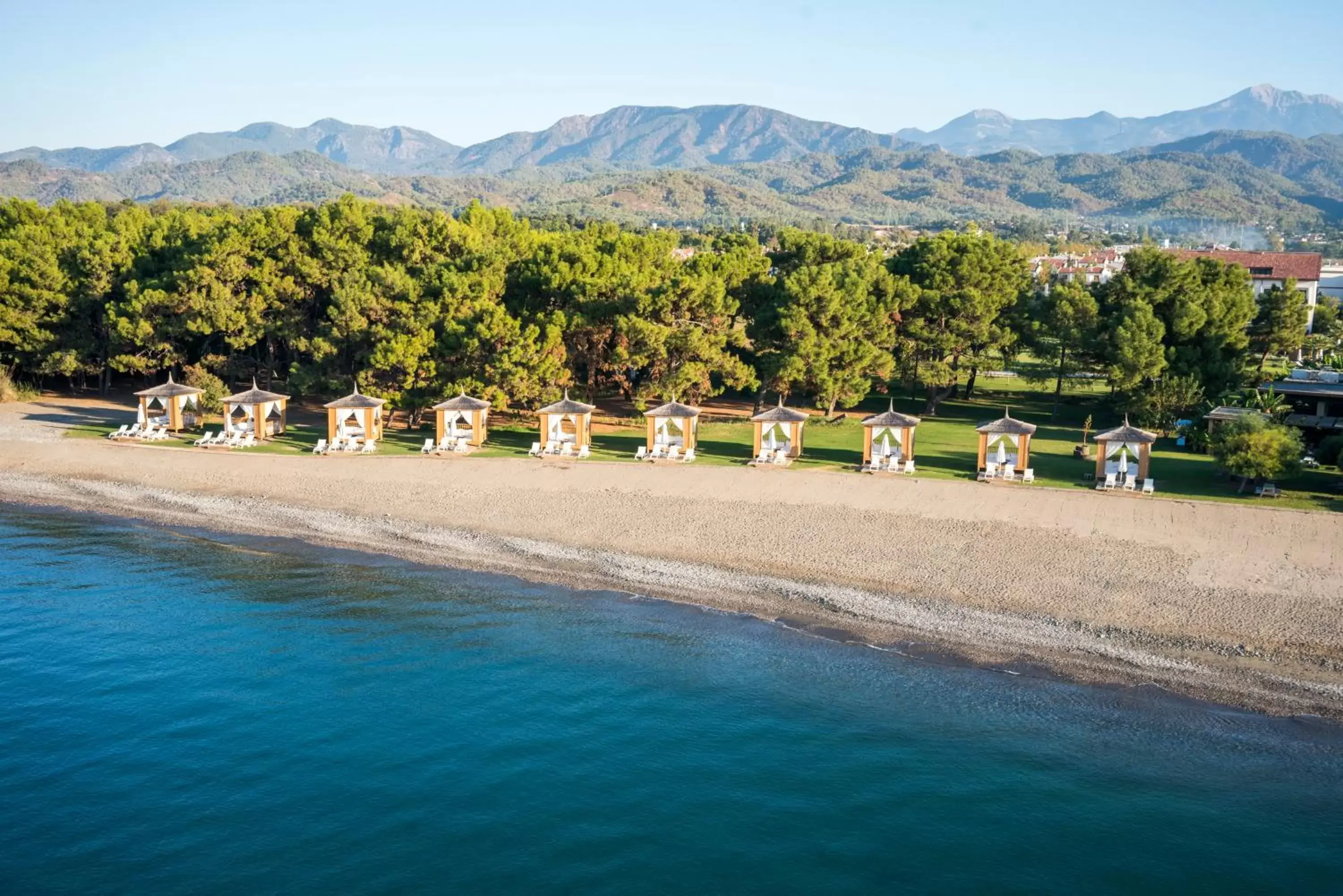 Beach, Bird's-eye View in Akra Fethiye Tui Blue Sensatori - Ultra All Inclusive