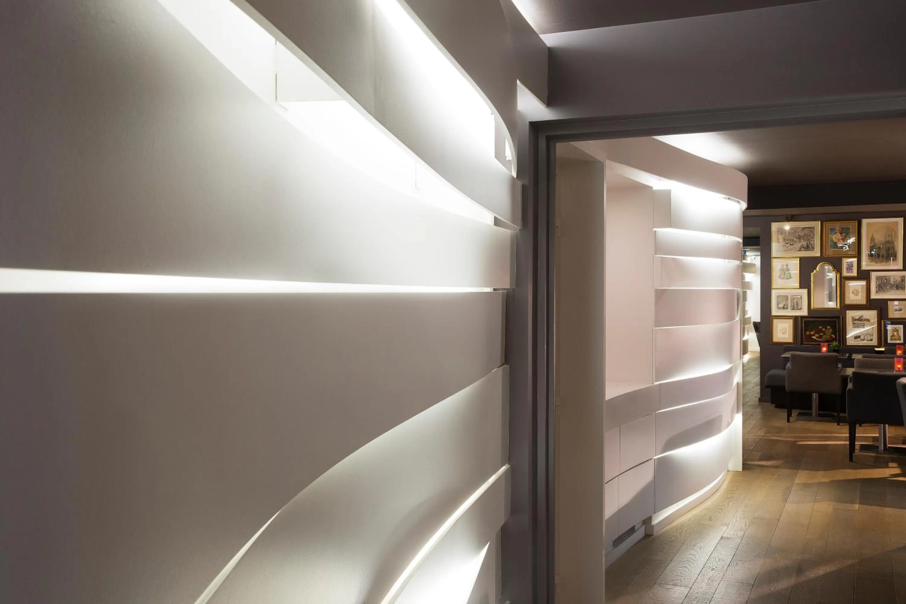 Decorative detail in Hôtel Molière