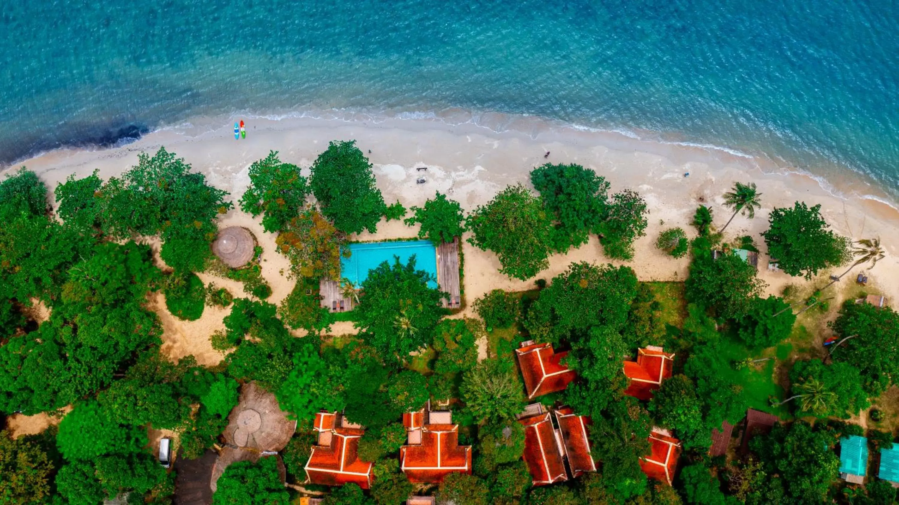 Bird's eye view in Chivapuri Beach Resort Bird's eye view in Chivapuri Beach Resort