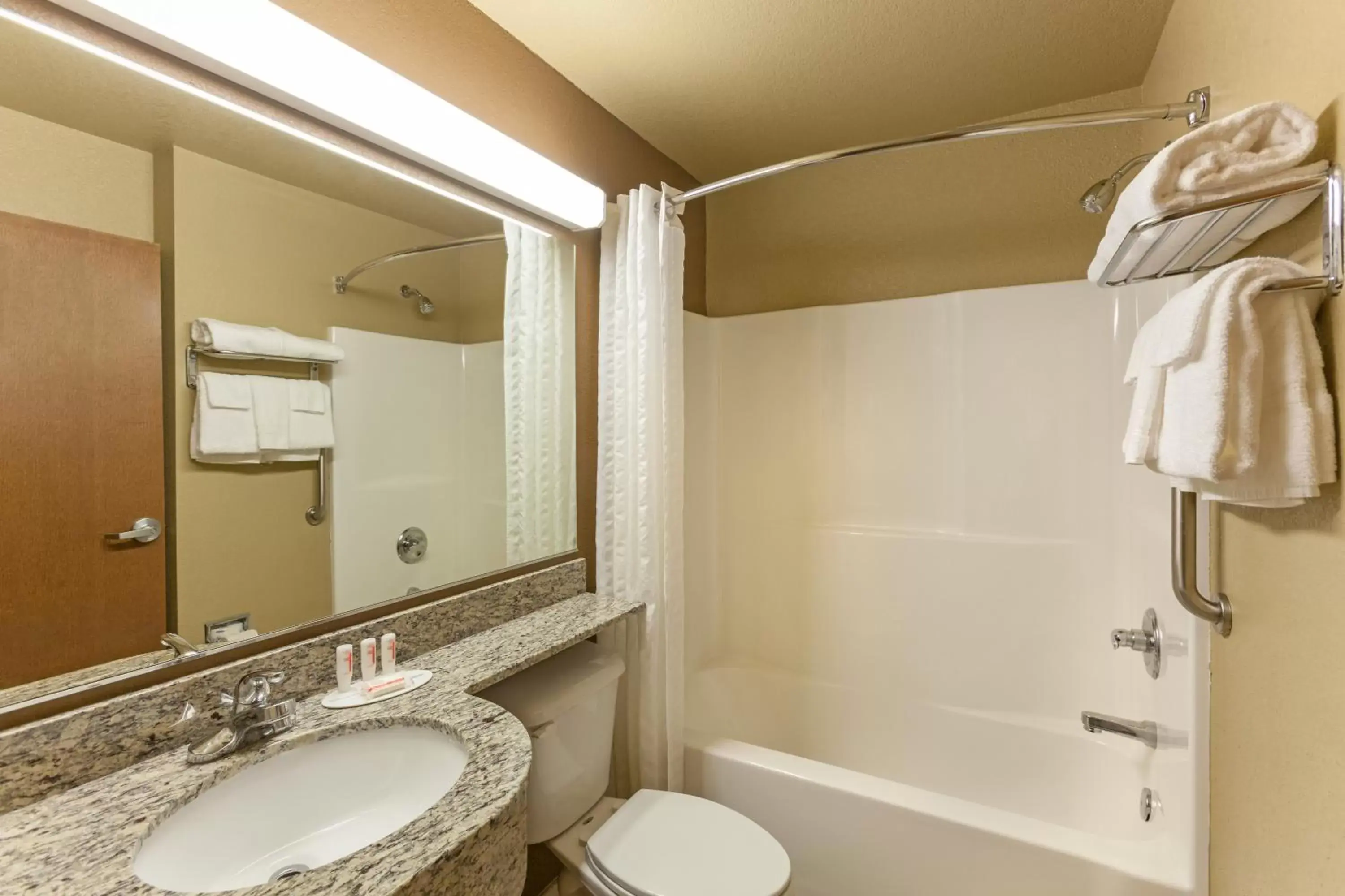 Bathroom in Microtel Inn & Suites by Wyndham Searcy