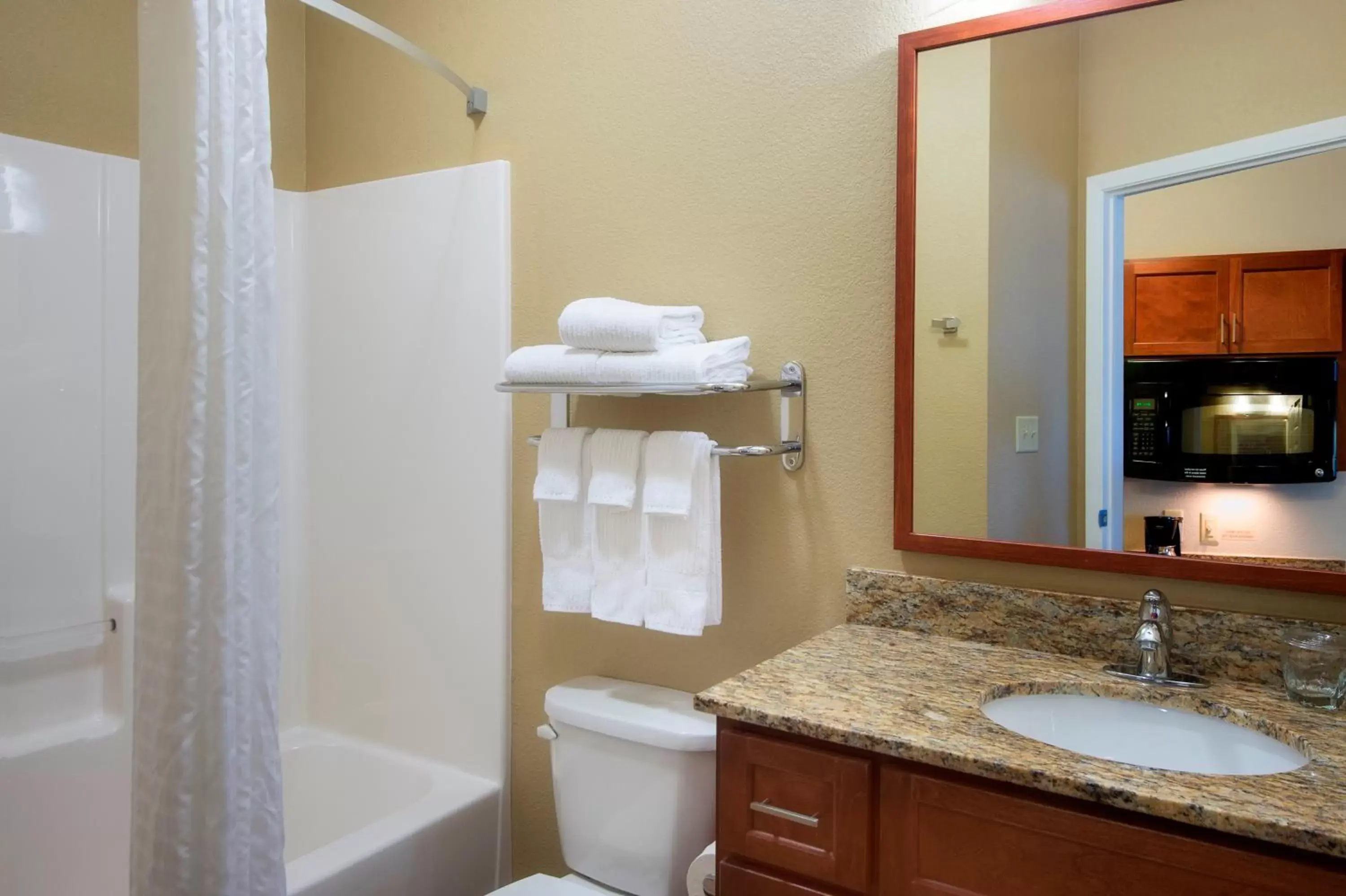 Bathroom in Candlewood Suites Fort Worth West, an IHG Hotel
