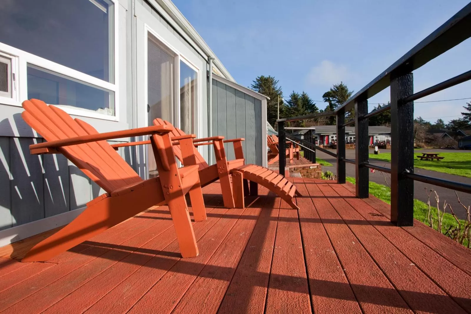 Balcony/Terrace in Agate Beach Motel