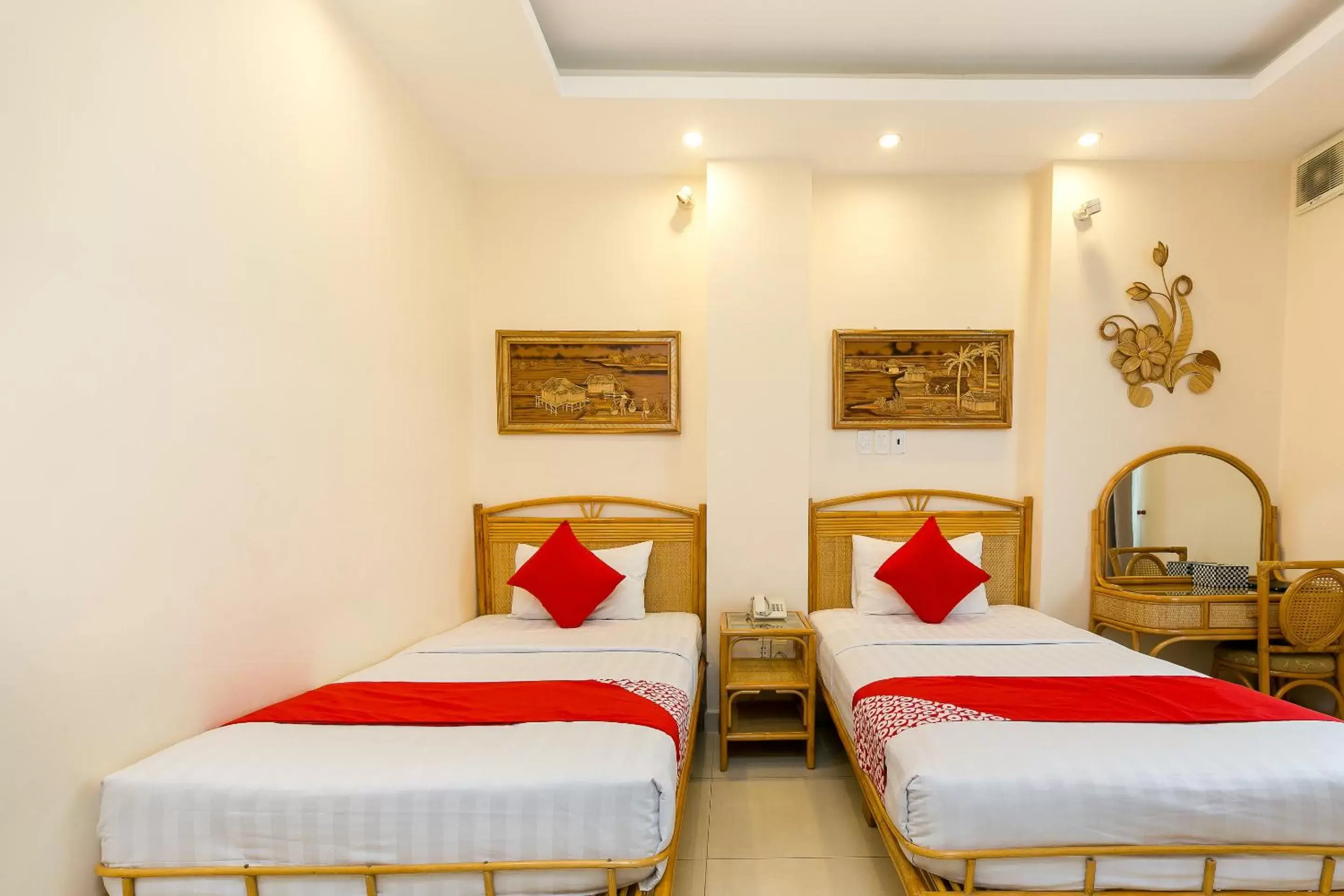 Bedroom, Bed in Calmette Hotel 151 - Ben Thanh Bedroom, Bed in Calmette Hotel 151 - Ben Thanh