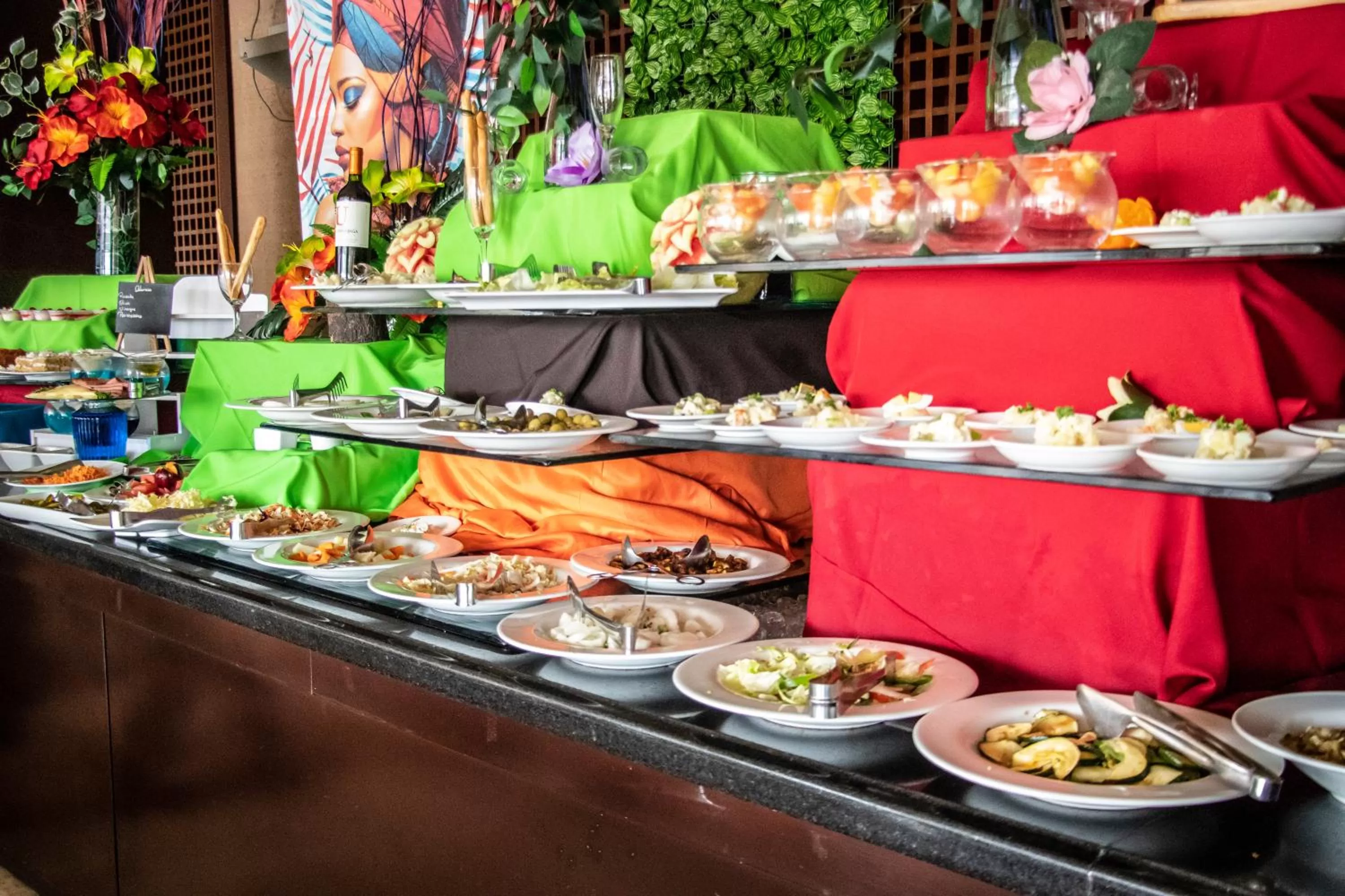 Buffet breakfast in Radisson Colon 2,000 Hotel & Casino