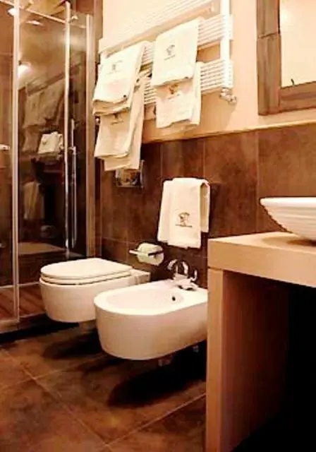 Bathroom in Locanda A Cà Du Gigante