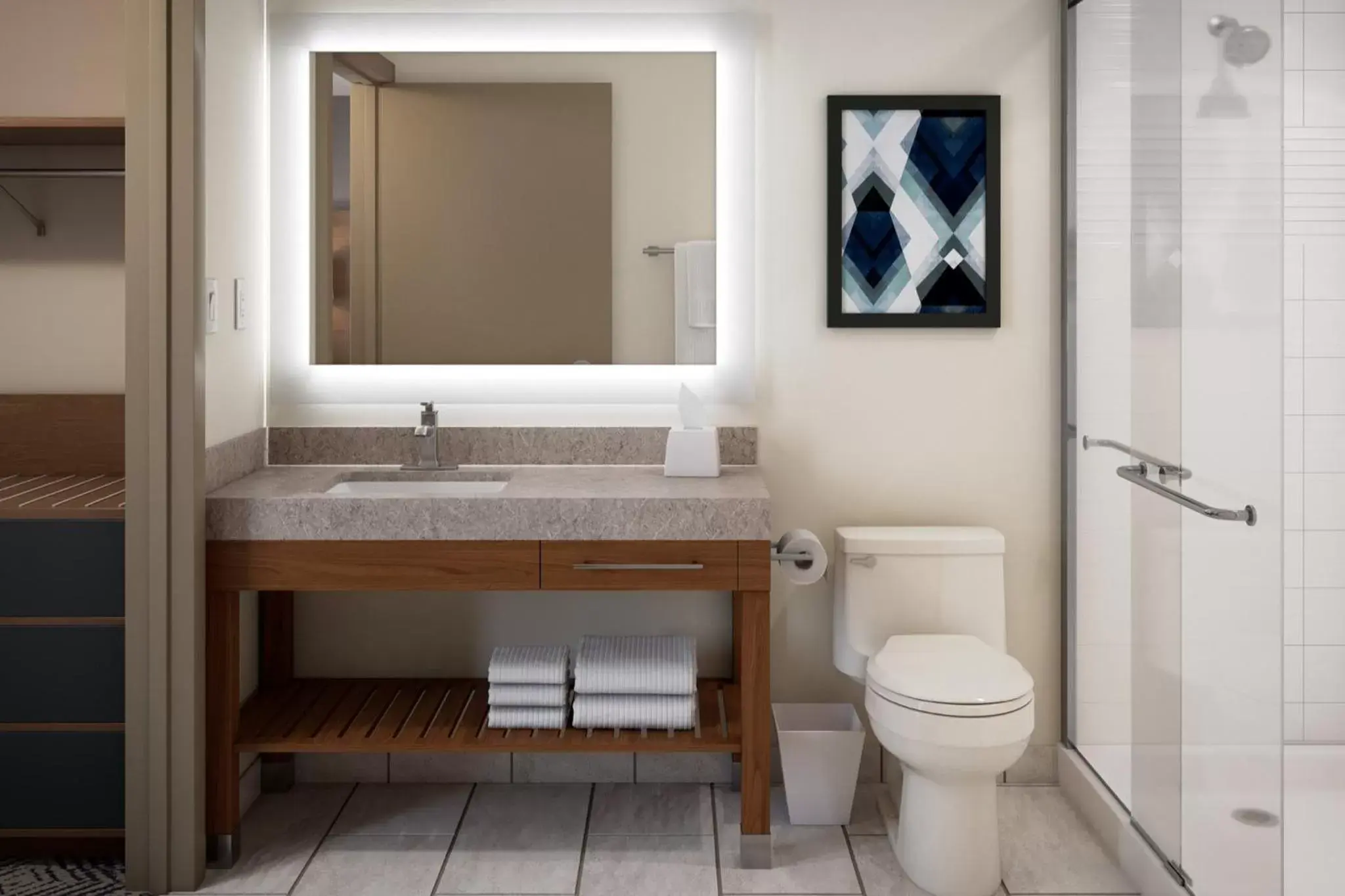 Bathroom in Candlewood Suites - Detroit - Auburn Hills, an IHG Hotel