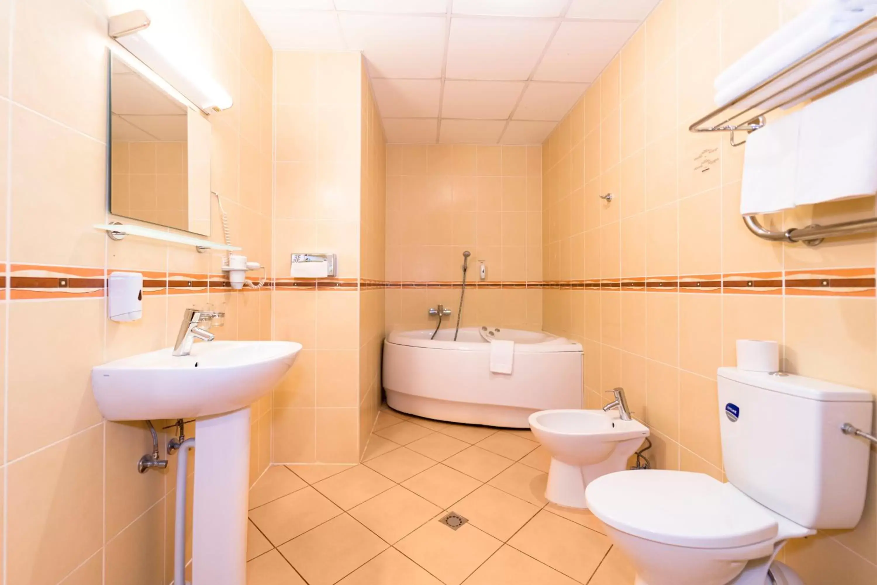 Bathroom in Kolonna Hotel Brigita