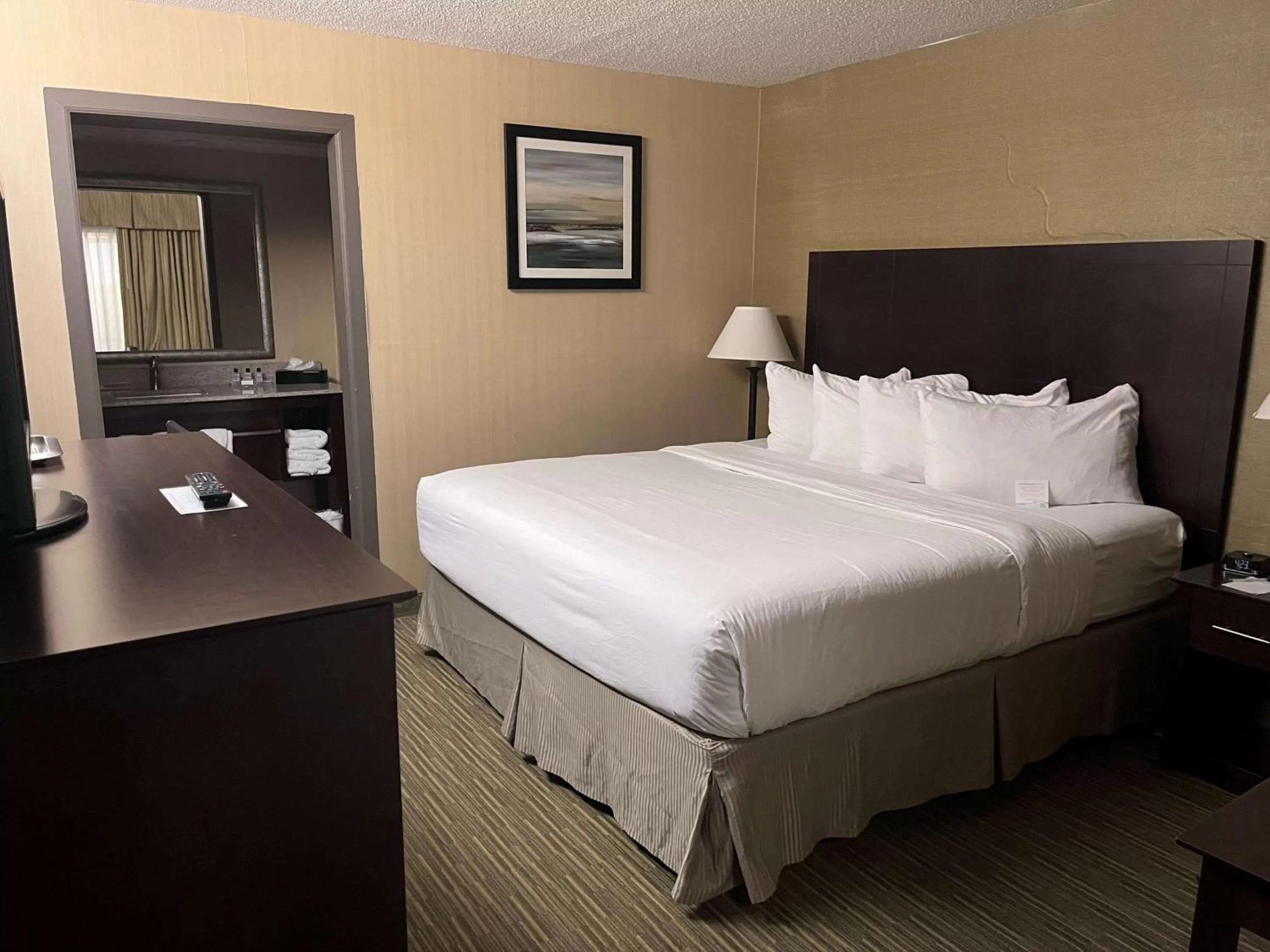 Photo of the whole room, Bed in Wyndham Garden Ann Arbor