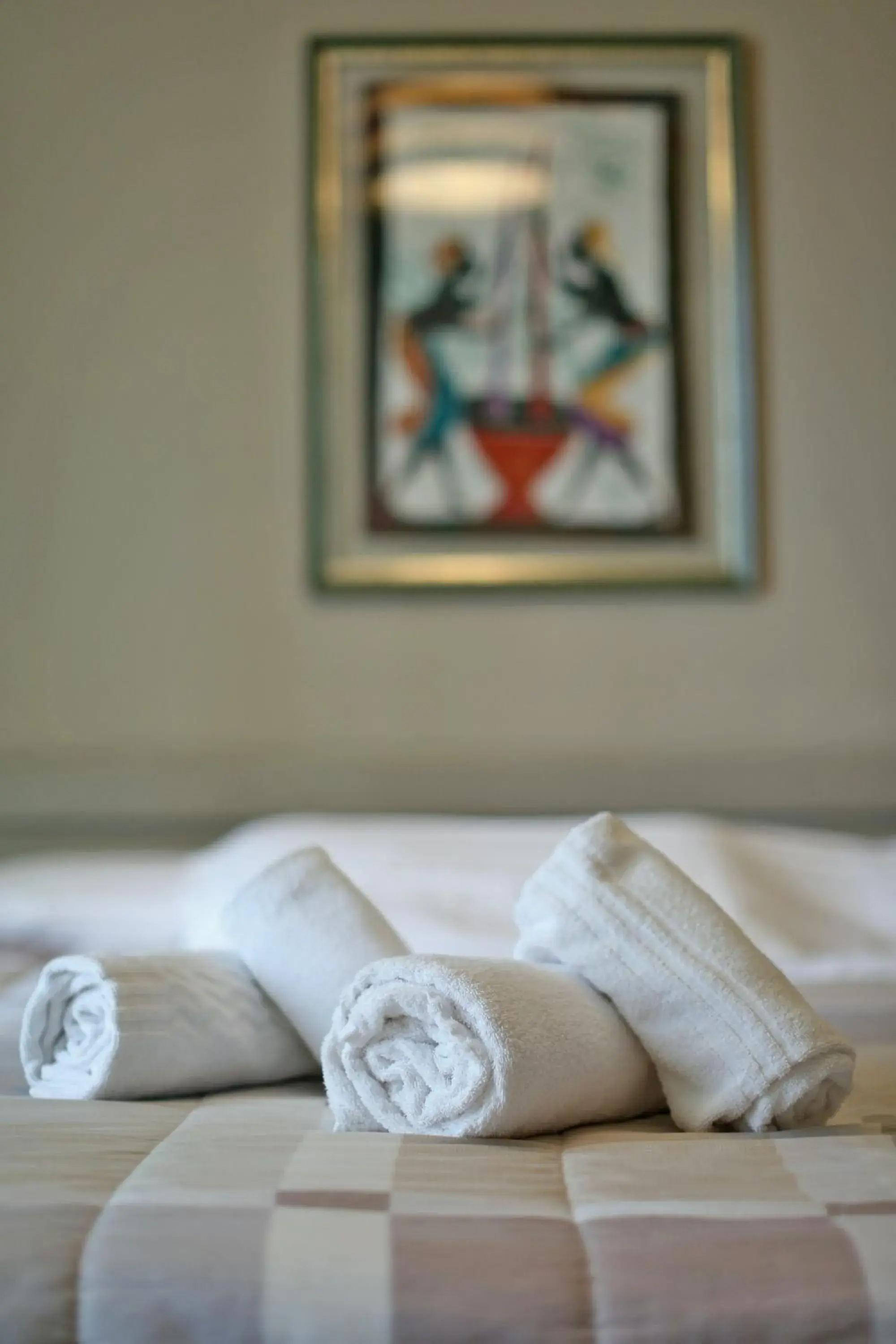 Decorative detail, Bed in Hotel Andreis