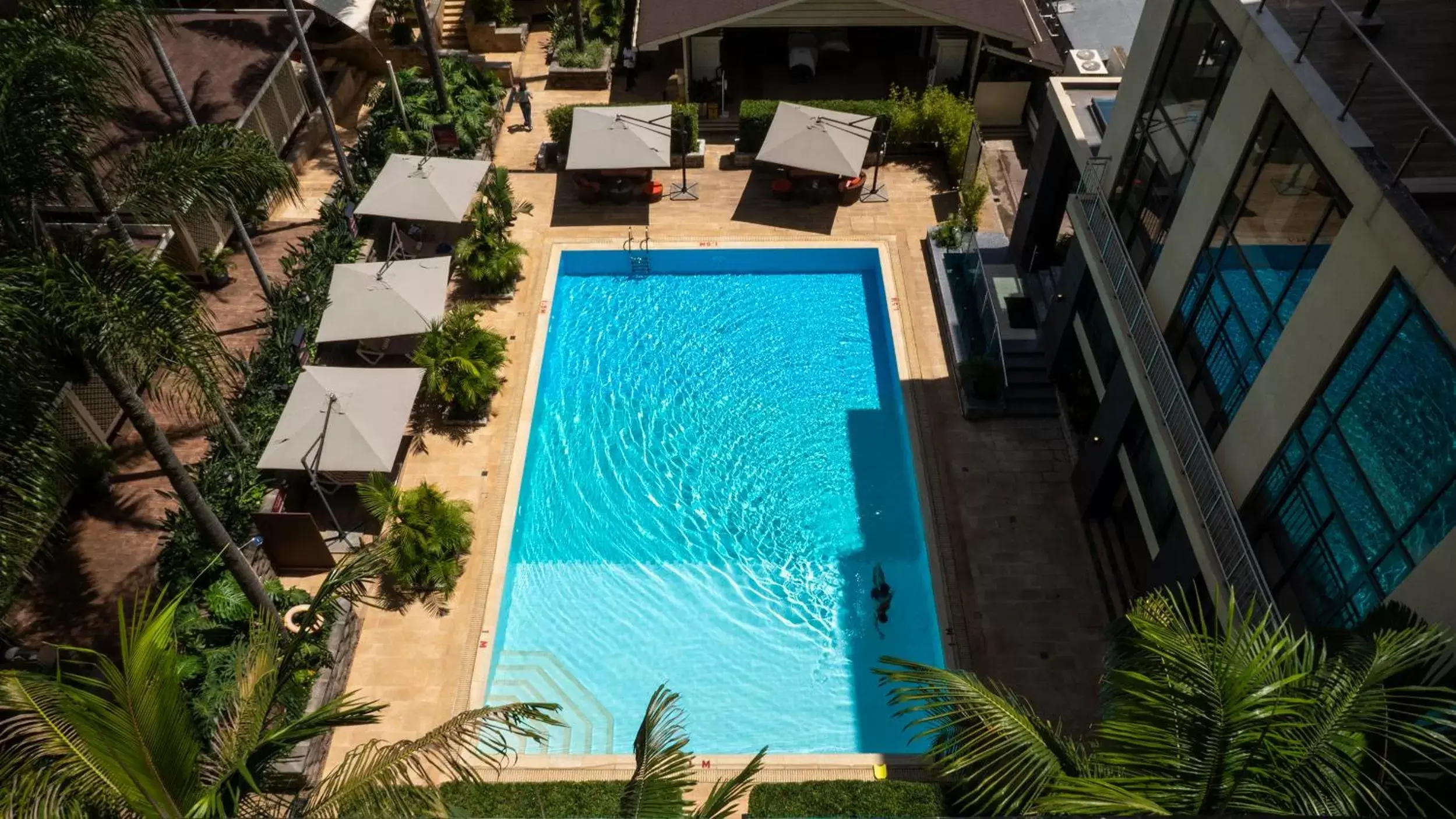 Pool View in Sarova Panafric Hotel