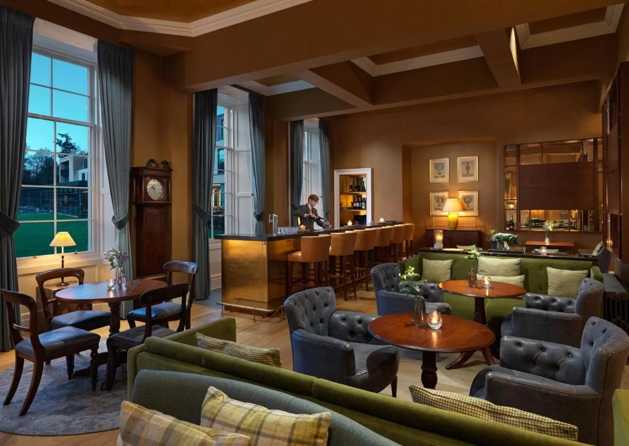 Lounge or bar, Restaurant/Places to Eat in SCHLOSS Roxburghe, part of Destination by Hyatt