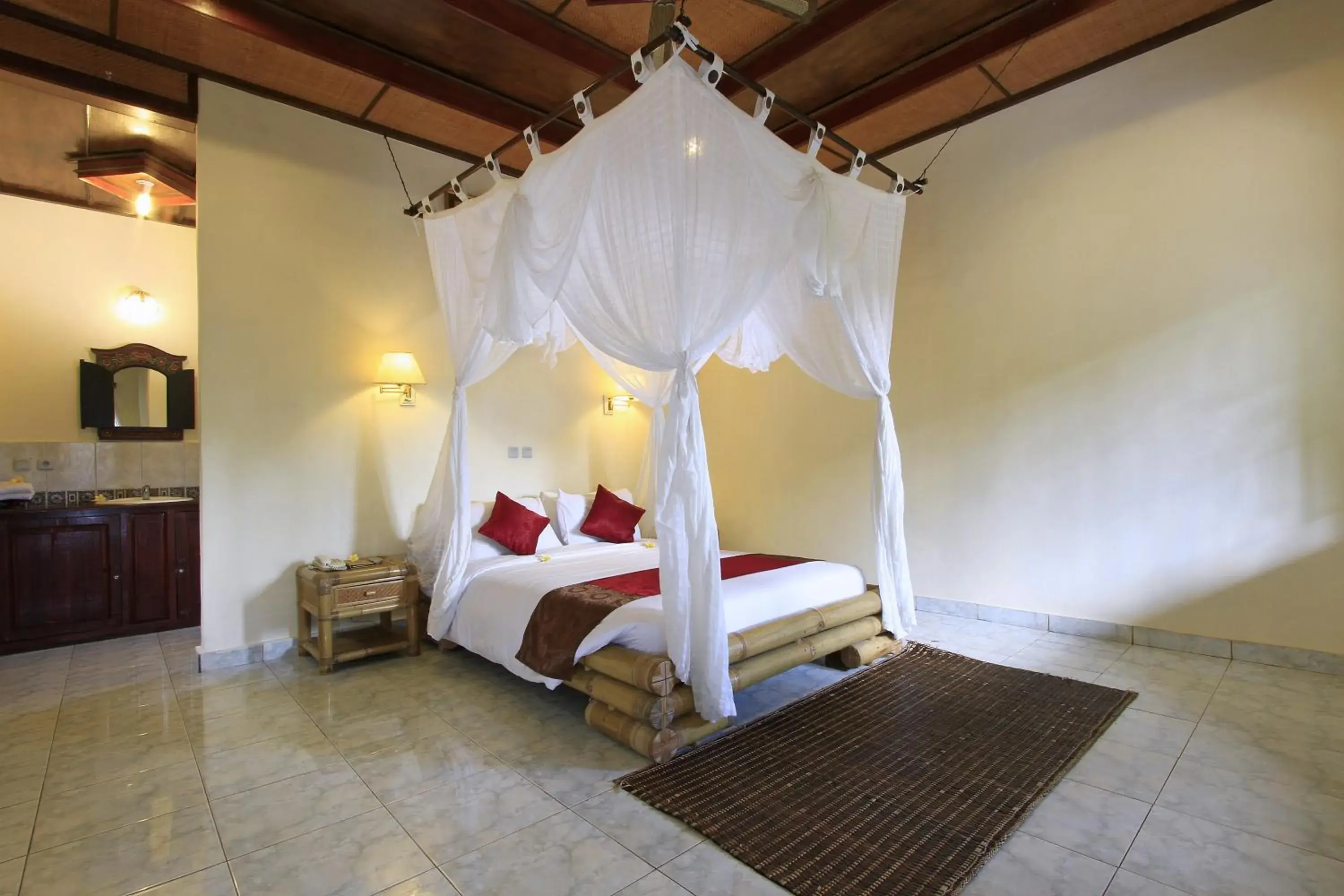 Bedroom, Bed in Nick's Hidden Cottages by Mahaputra-CHSE Certified