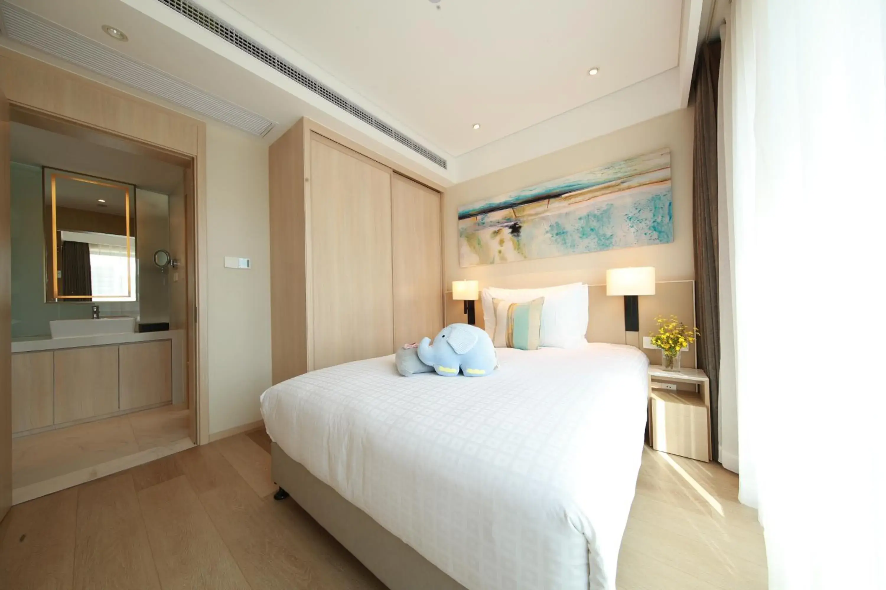 Bed in Sincere Residence Changfeng - Changfeng Ecological Business District