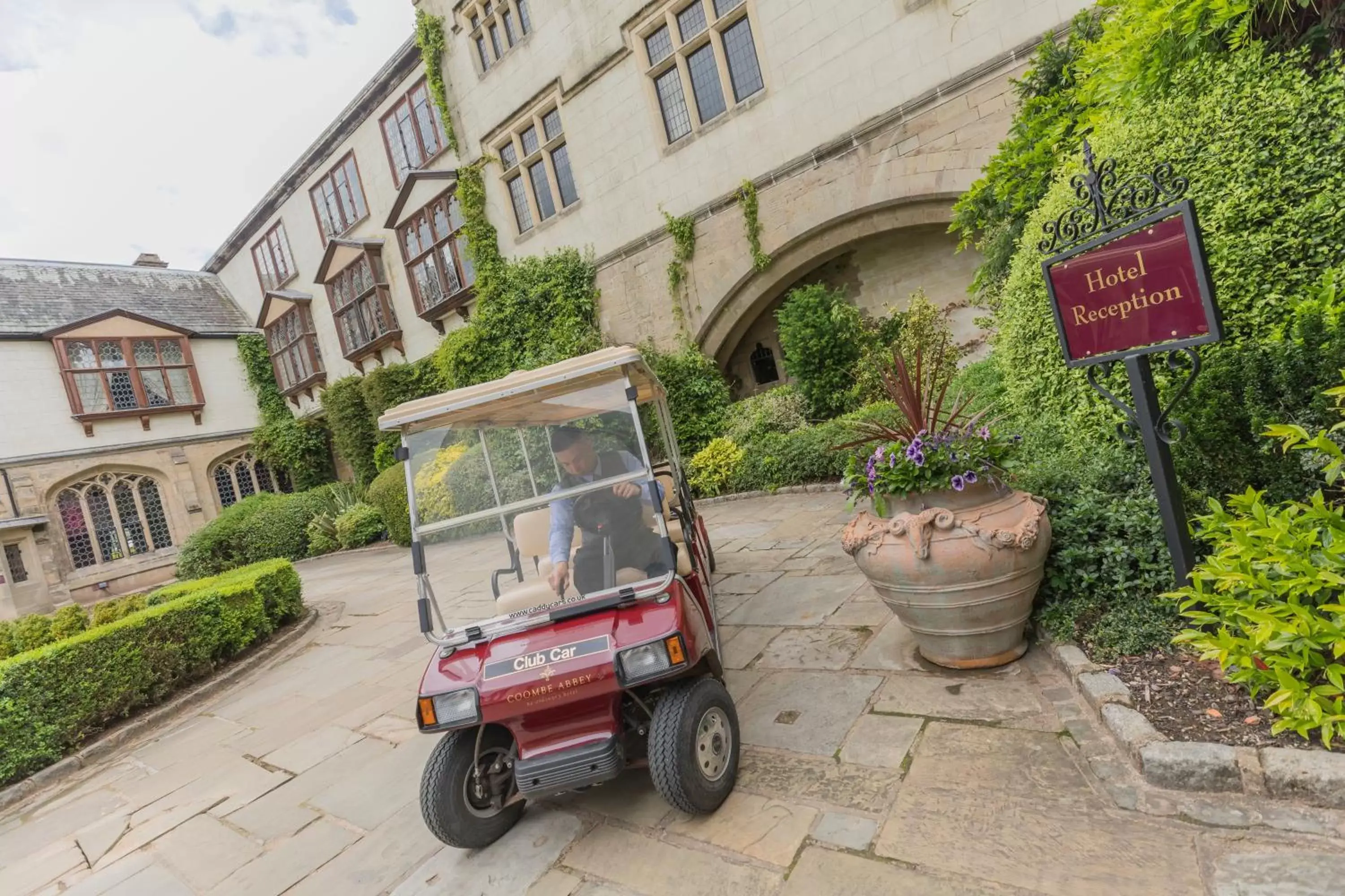 Facade/entrance in Coombe Abbey Hotel