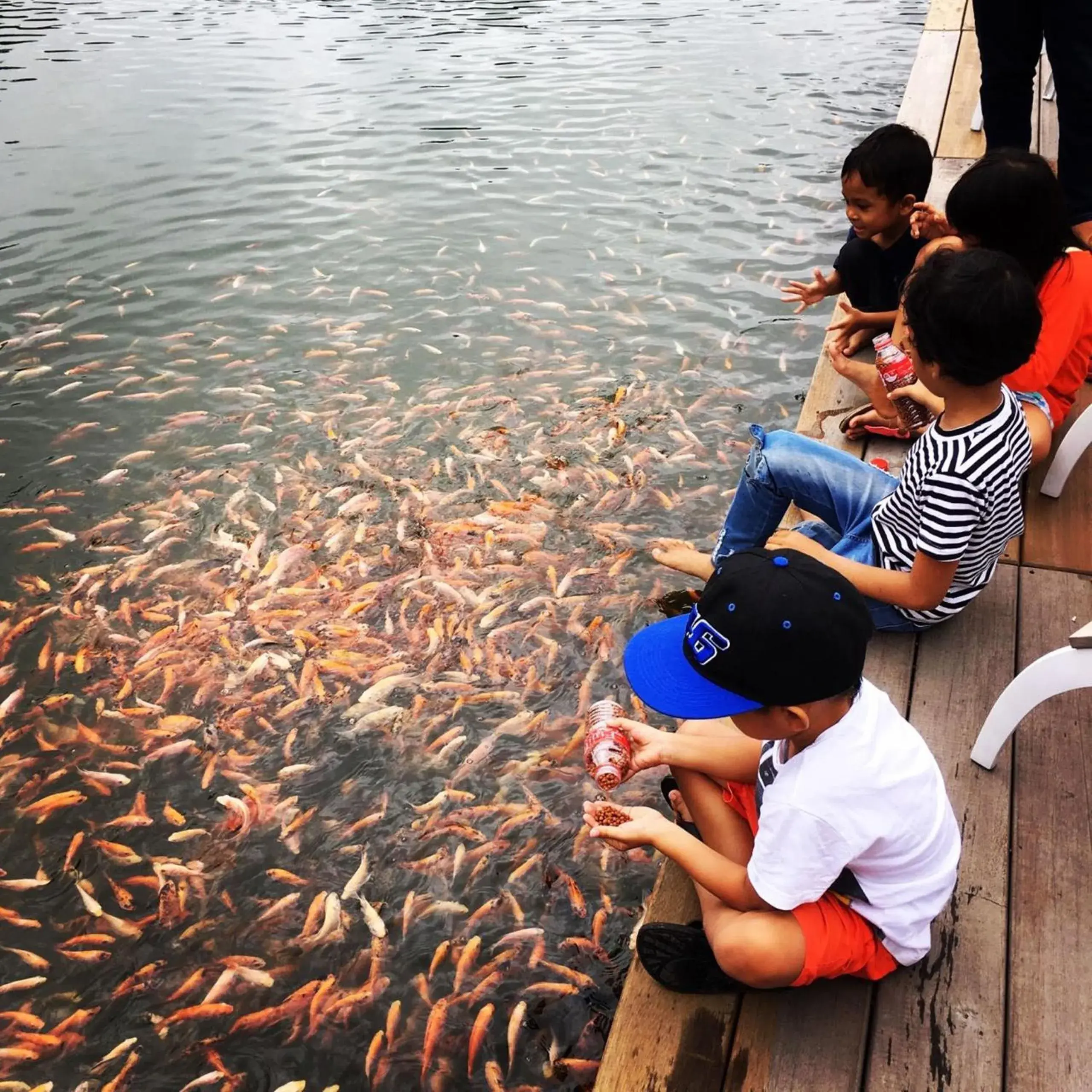 group of guests in The Westlake Resort Yogya