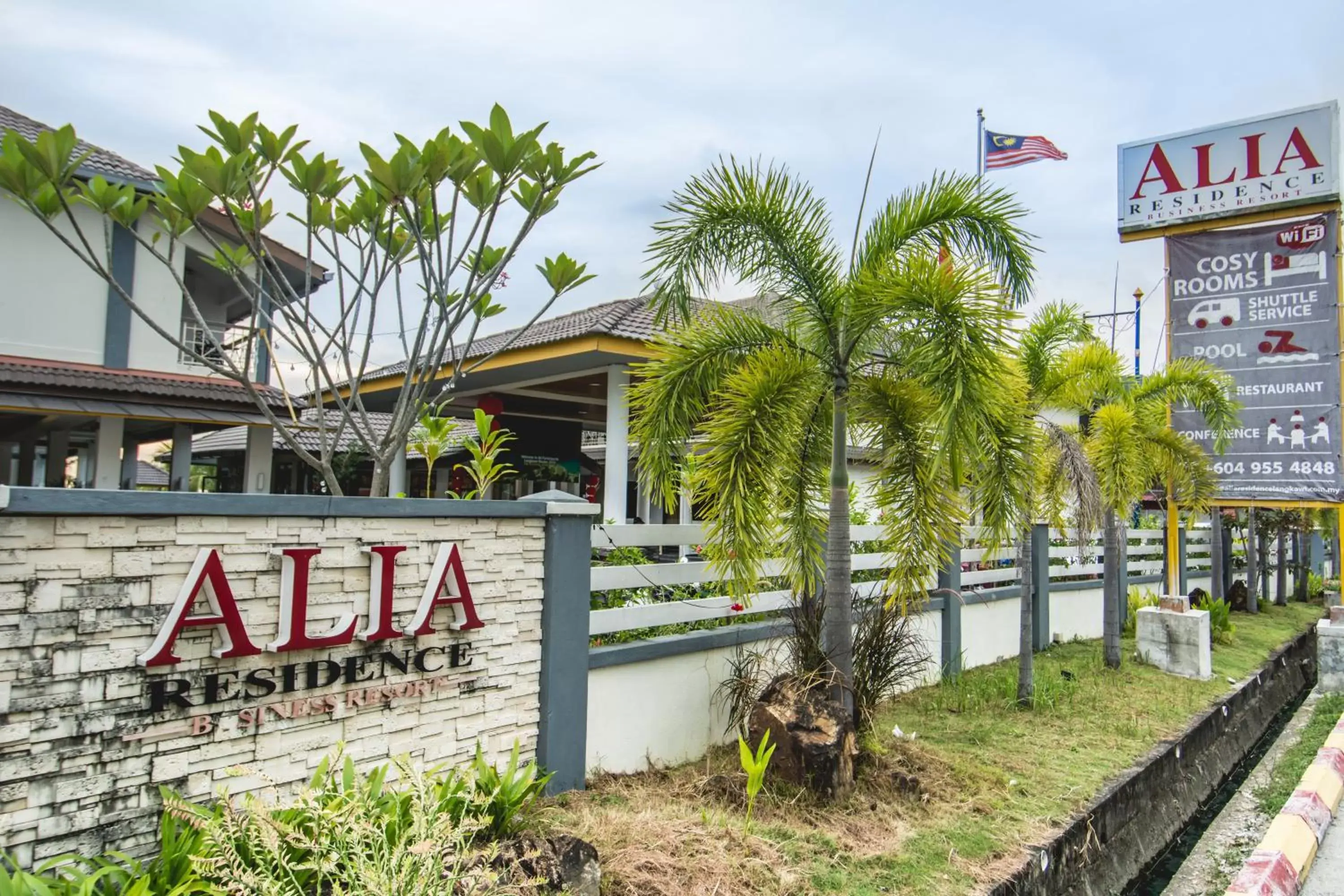 Facade/entrance, Property Logo/Sign in Alia Residence Business Resort