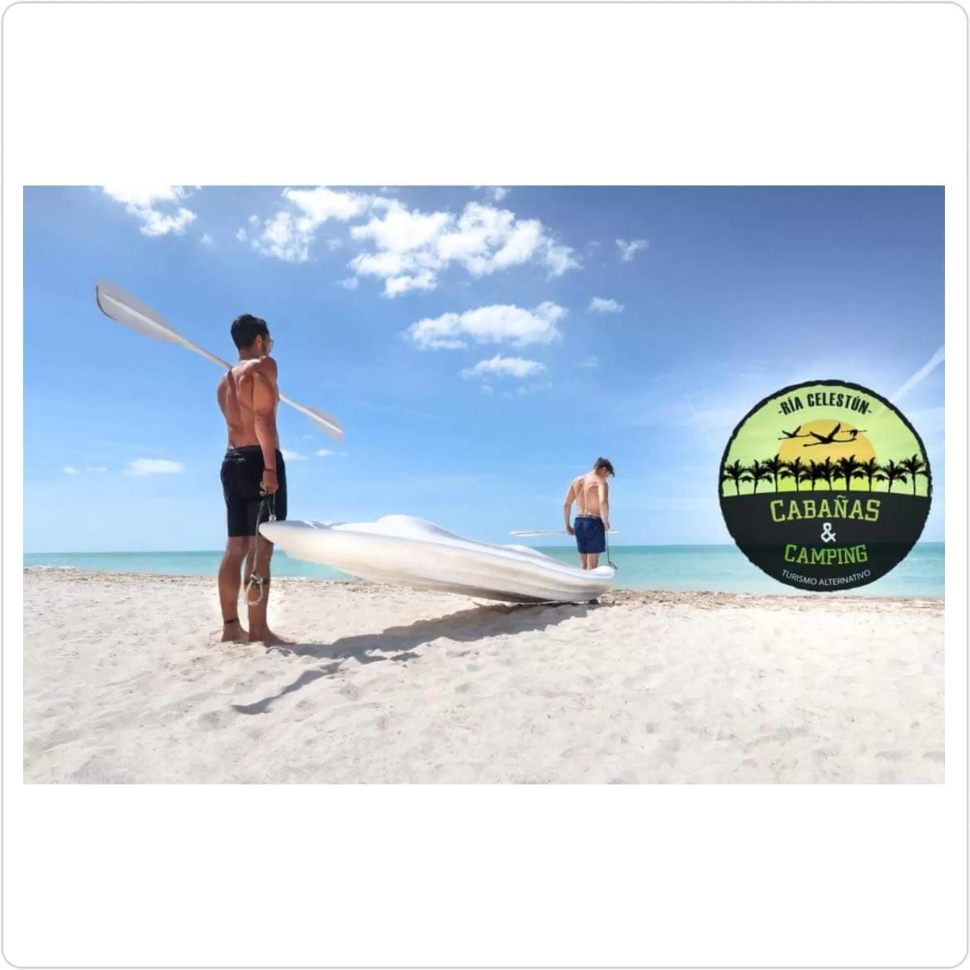 Canoeing in Cabañas Camping Ria Celestun