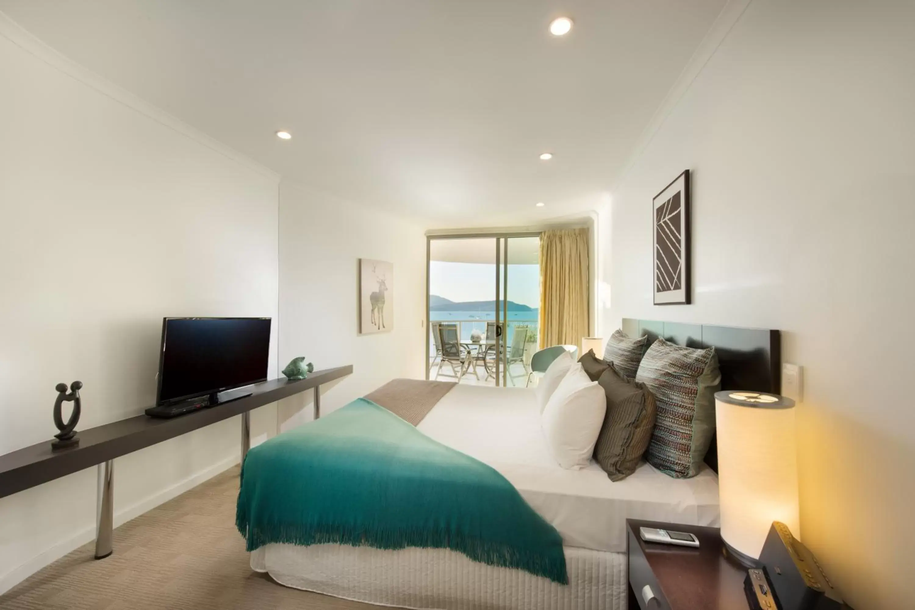 Bedroom, TV/Entertainment Center in at Marina Shores