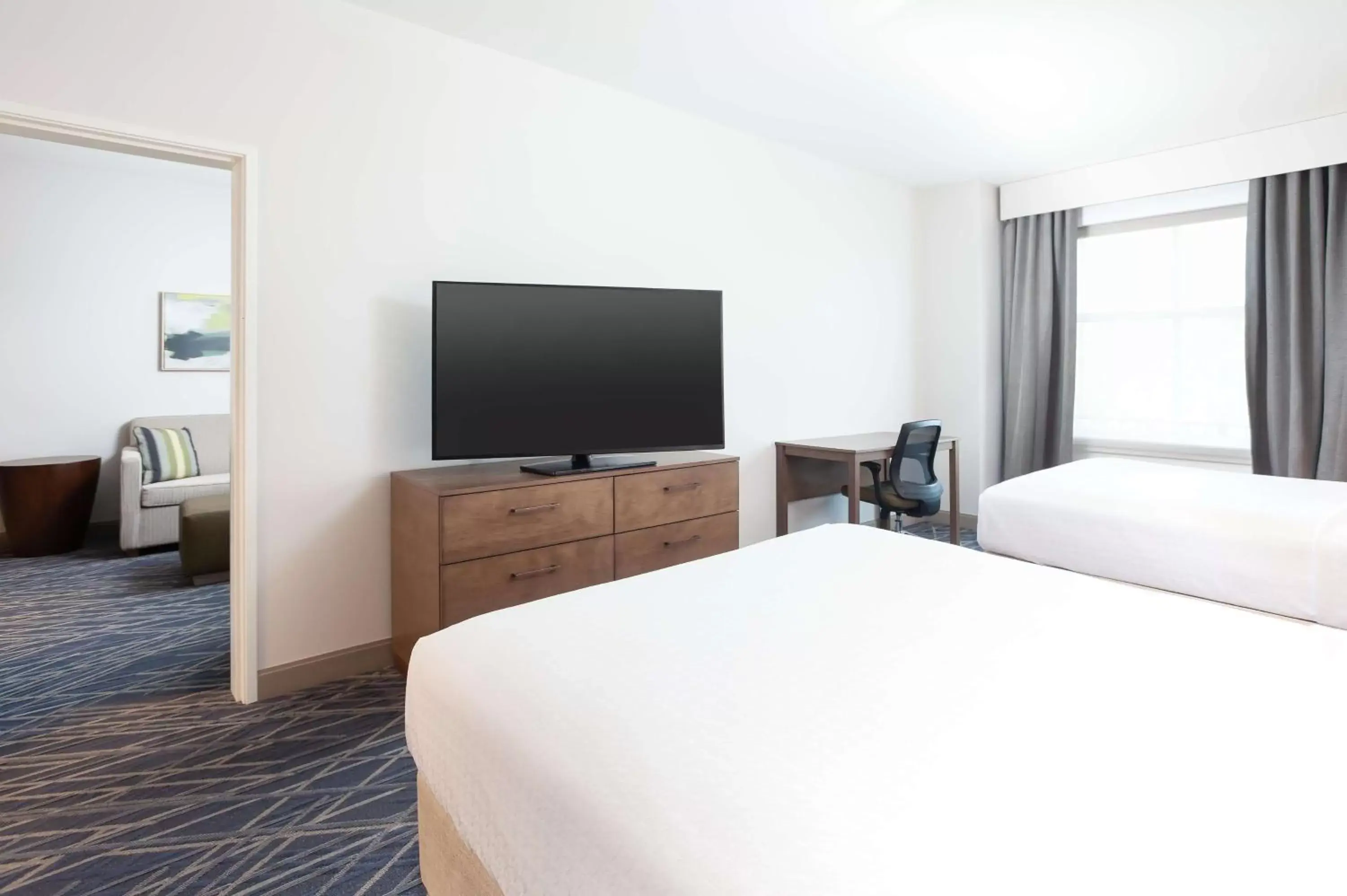 Queen Suite with Two Queen Beds and Roll-In Shower - Mobility Accessible in Homewood Suites By Hilton Broomfield Boulder Queen Suite with Two Queen Beds and Roll-In Shower - Mobility Accessible in Homewood Suites By Hilton Broomfield Boulder