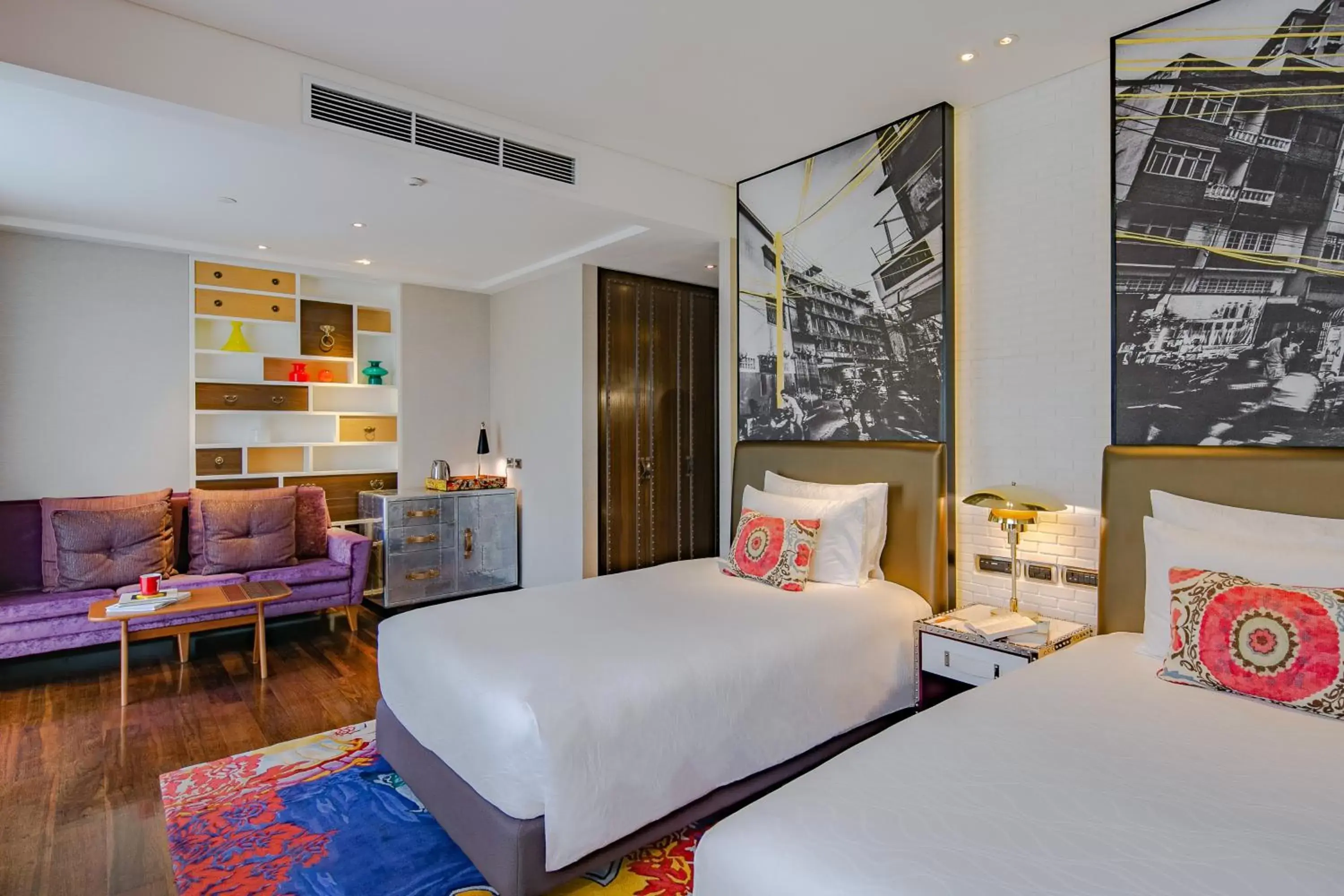 Bed in Hotel Indigo Bangkok Wireless Road, an IHG Hotel