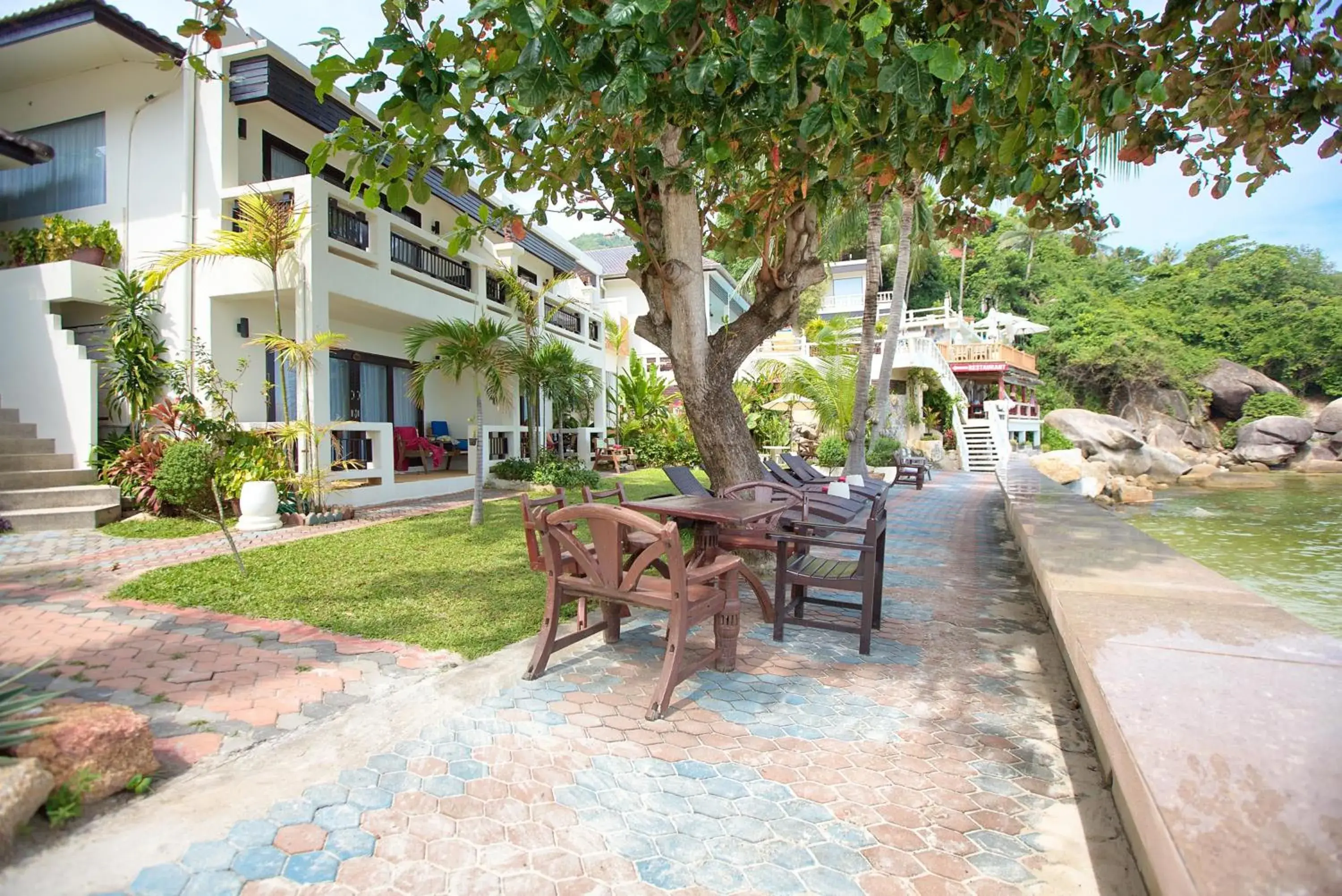 Facade/entrance in Crystal Bay Beach Resort