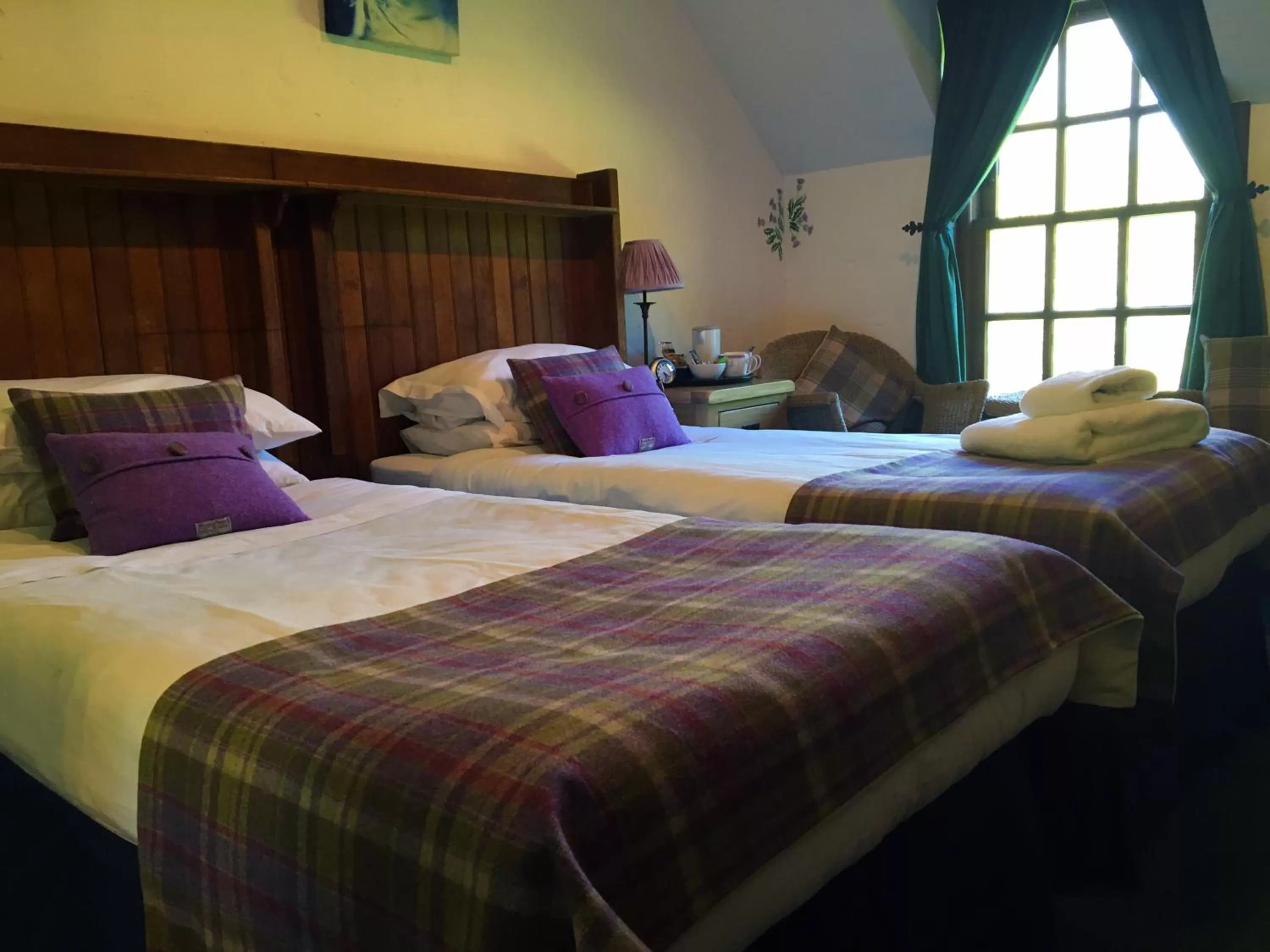 Bed in The Old Station Guest House