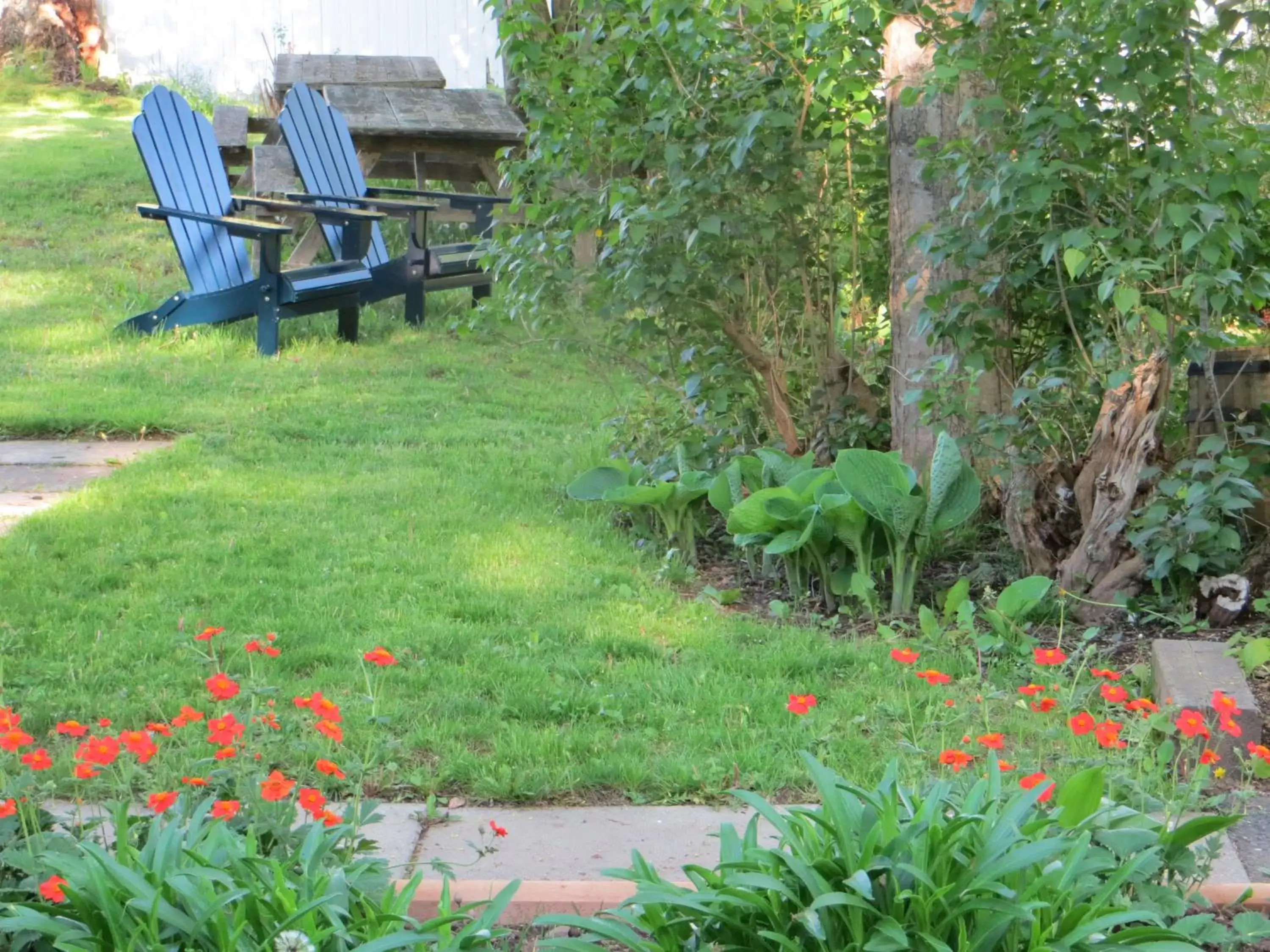 Garden in Farmhouse Inn B&B