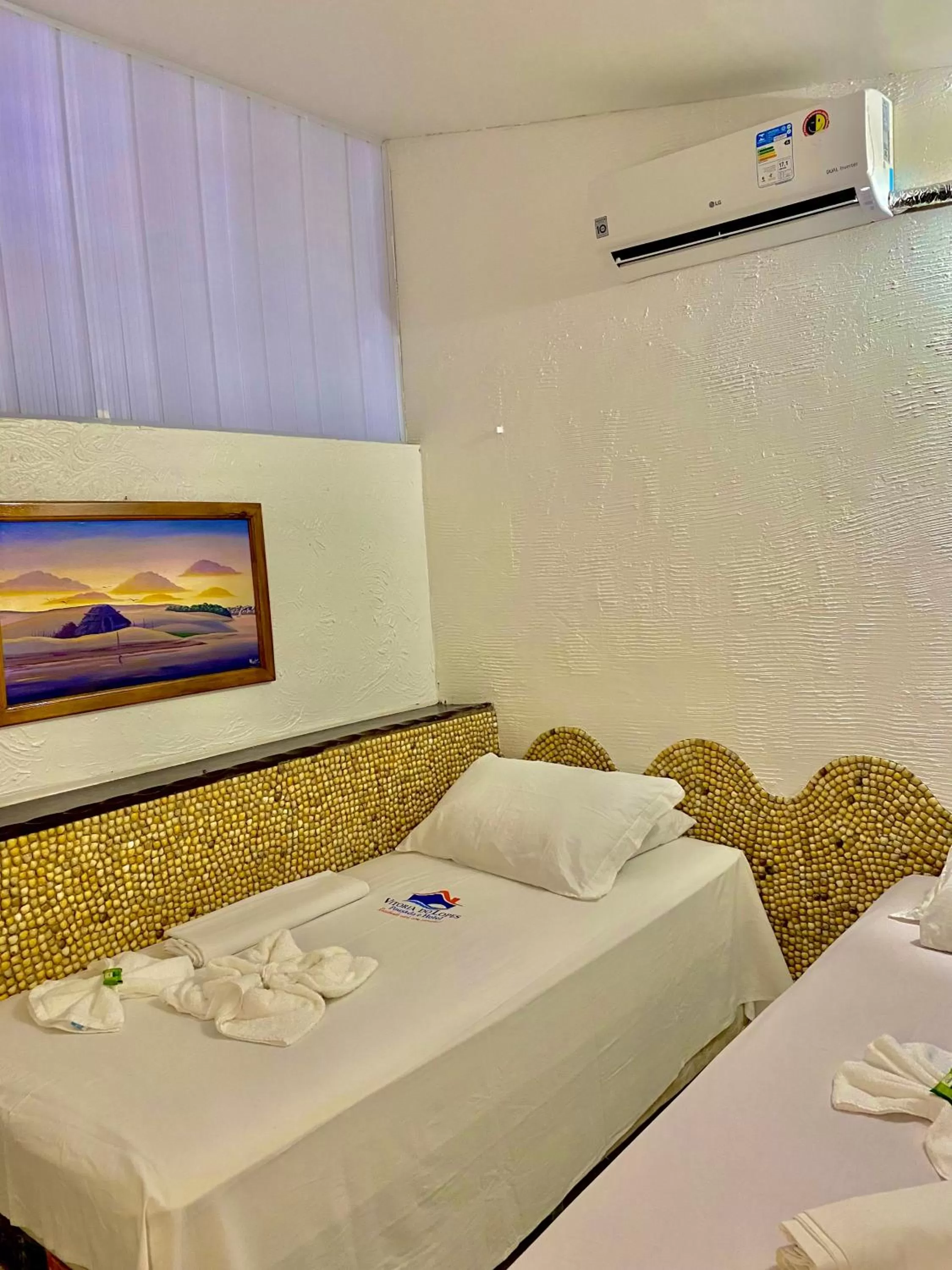 Bed in Pousada Vitória do Lopes