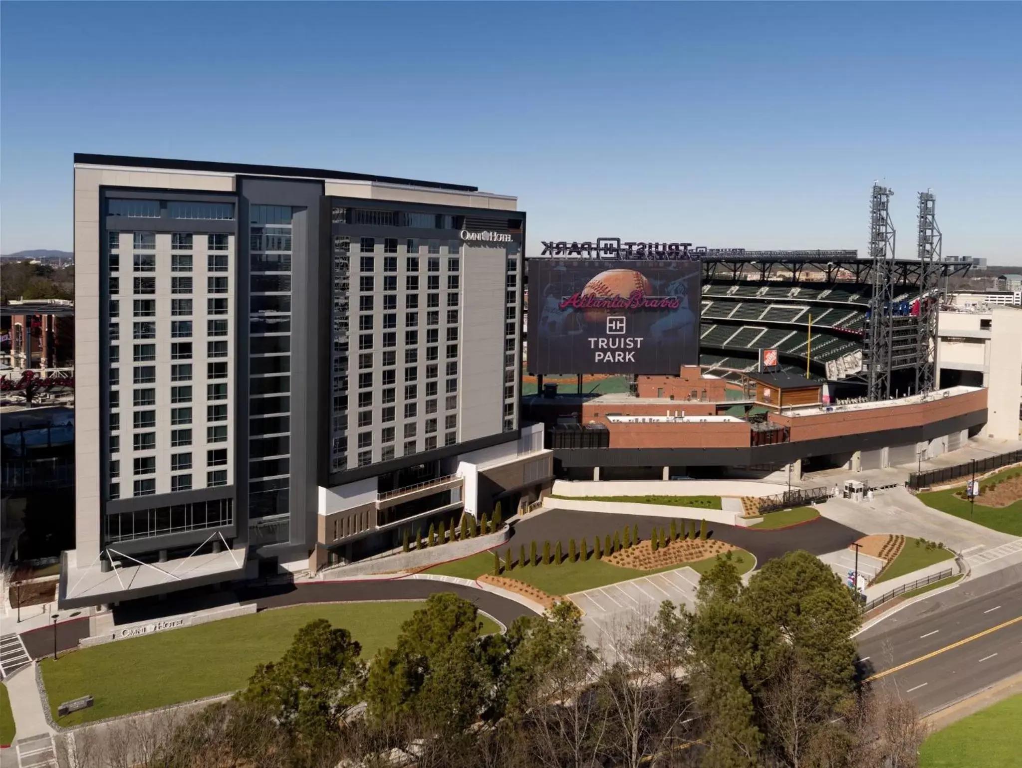 Property building, Bird's-eye View in Omni Hotel at the Battery Atlanta