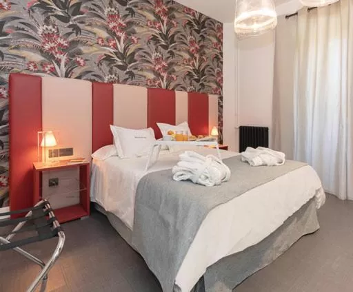 Bed in Hotel Sevilla