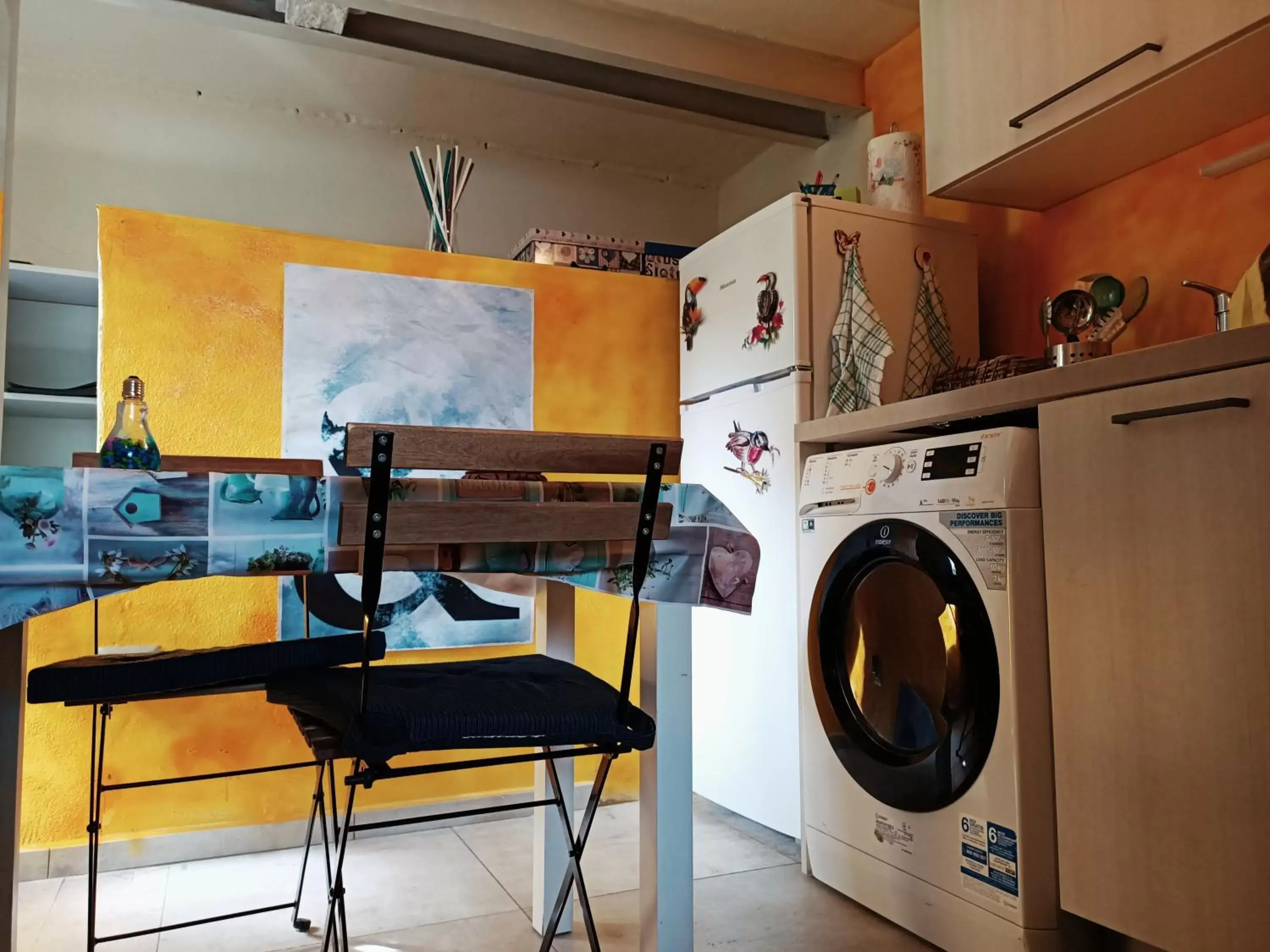 Kitchen or kitchenette in B&B Un posto nel mondo