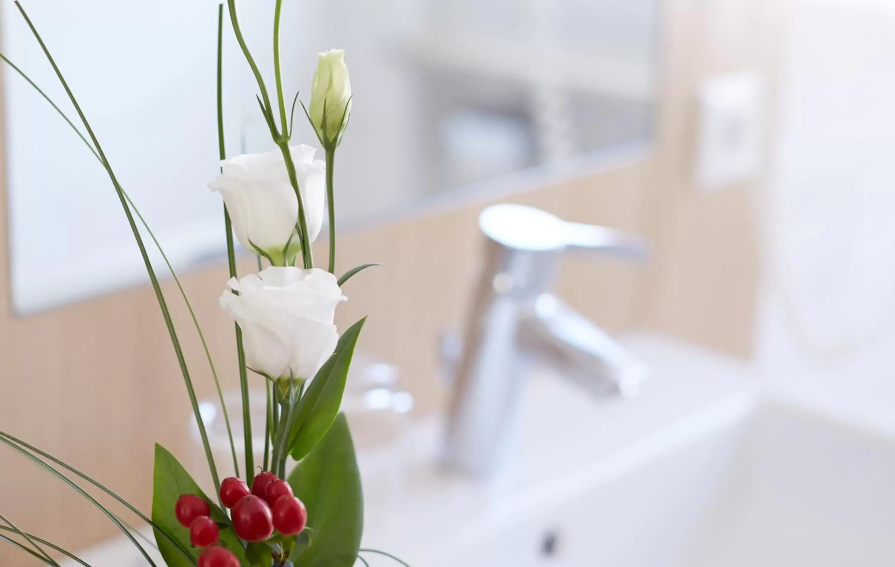 Decorative detail, Bathroom in Hotel Post Gries