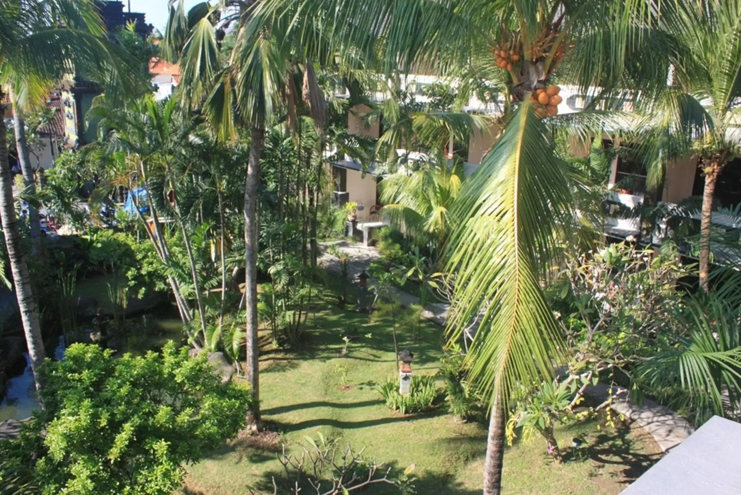 Garden in Bakung Beach Resort