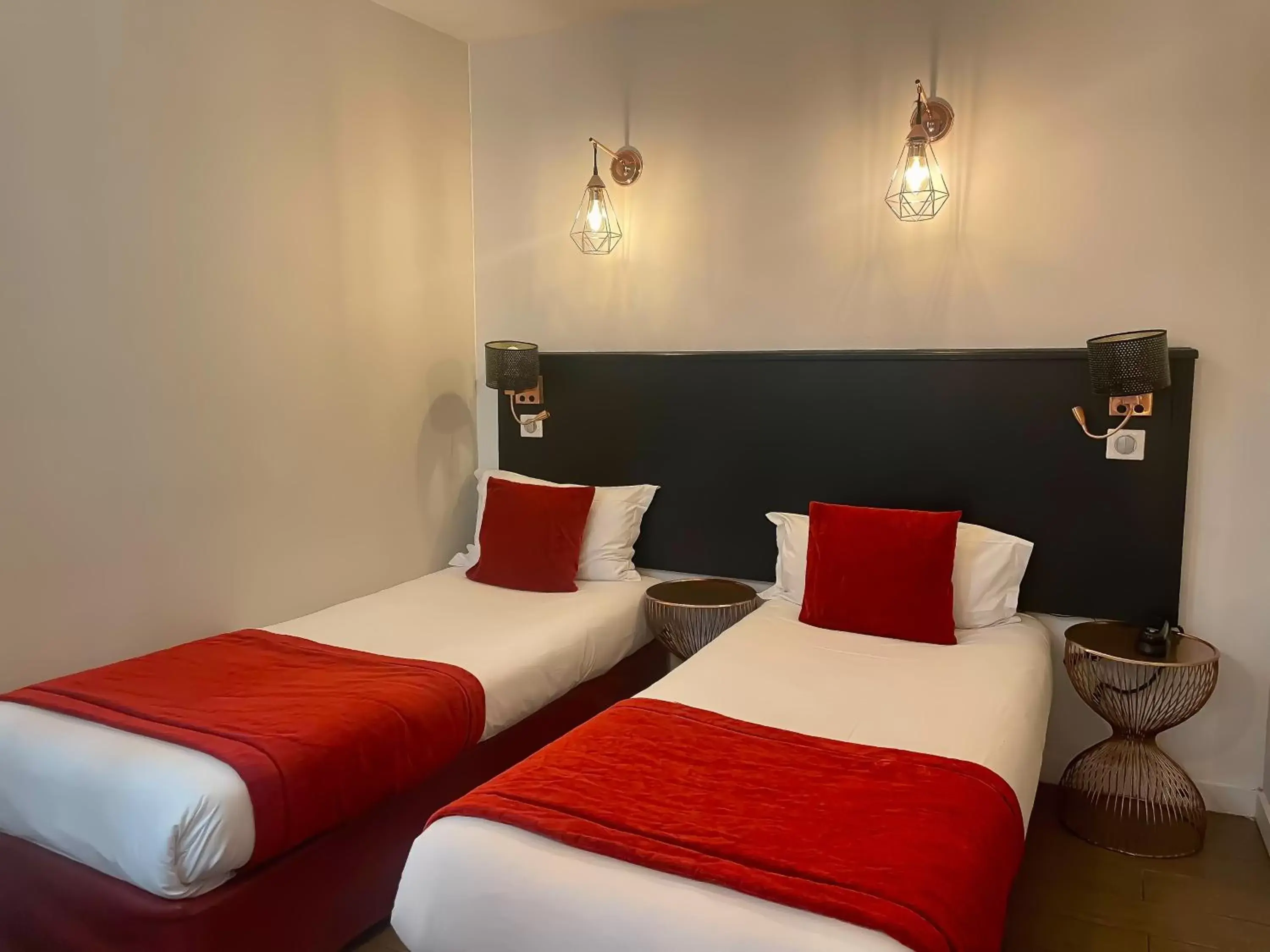 Bedroom, Bed in Hôtel Eiffel Rive Gauche Bedroom, Bed in Hôtel Eiffel Rive Gauche