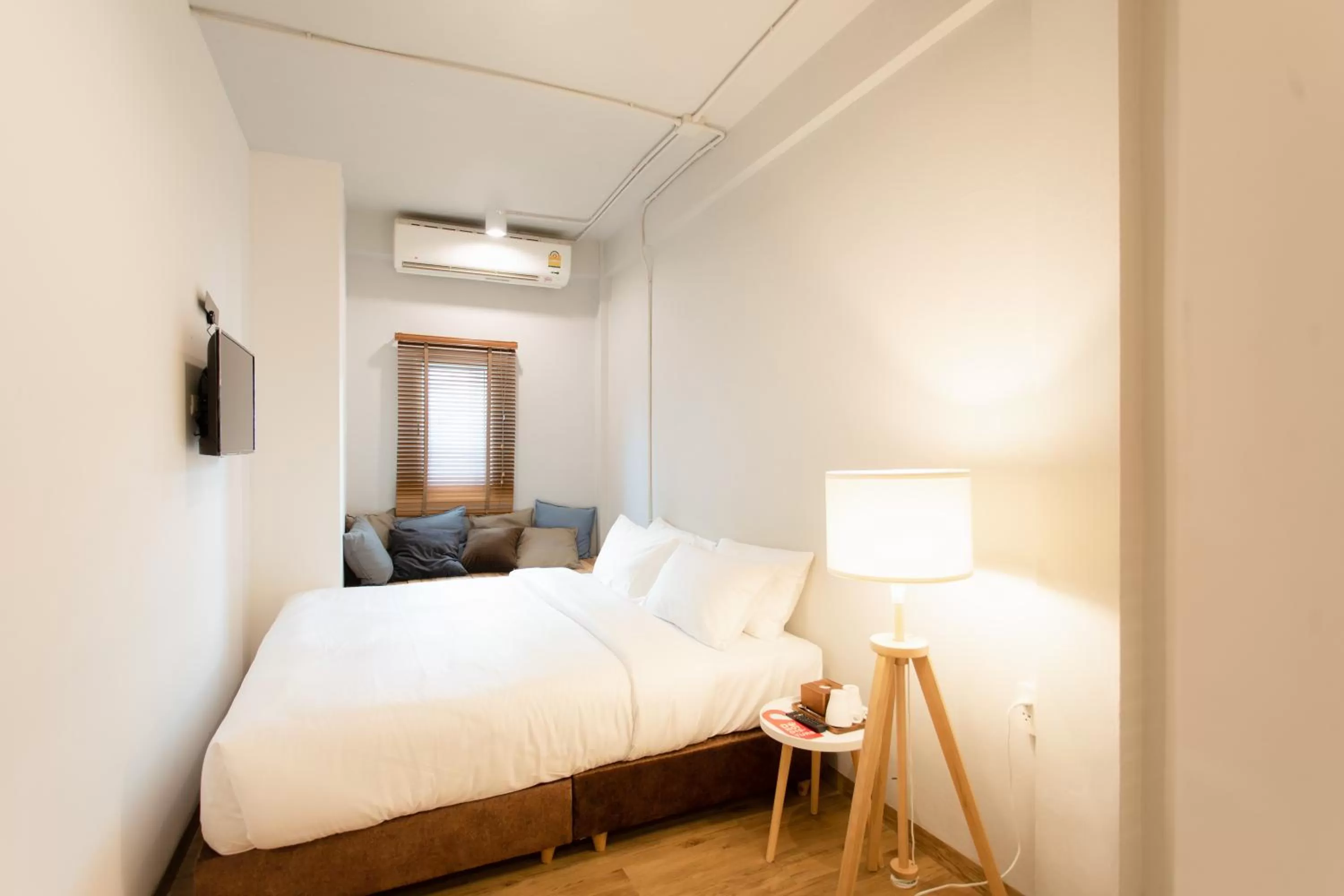 Bed in Hotel PaPa Bangkok Siriraj