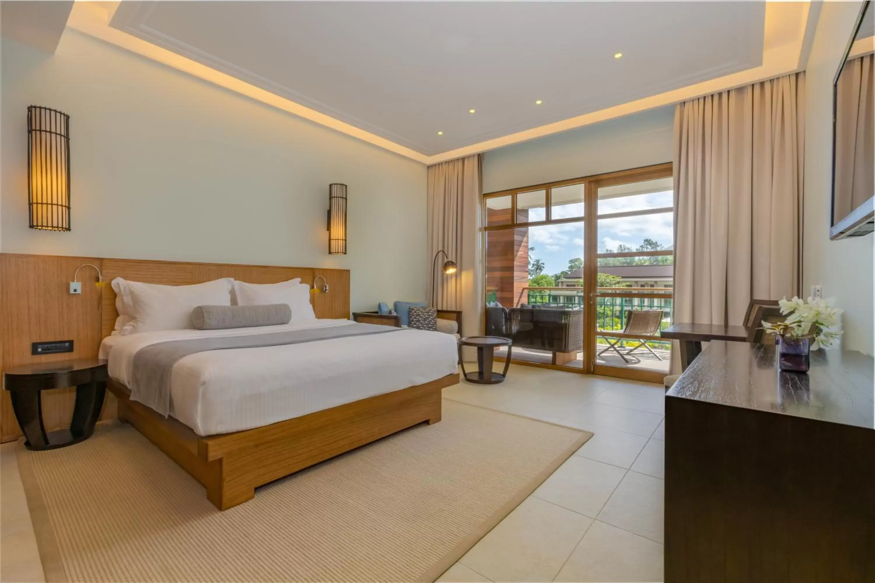 Bedroom in Savoy Seychelles Resort & Spa