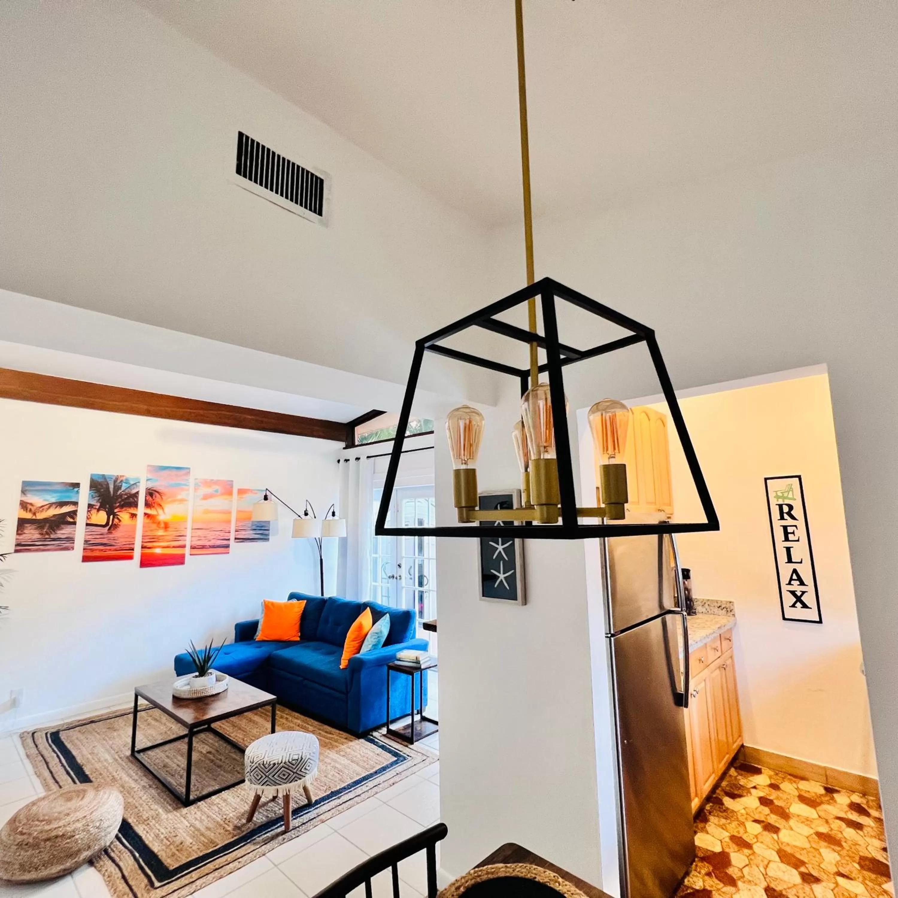 Living room in CocoBay 2BR Condos Near Beach, Galleria Mall, Wilton Manors, Cruise Port