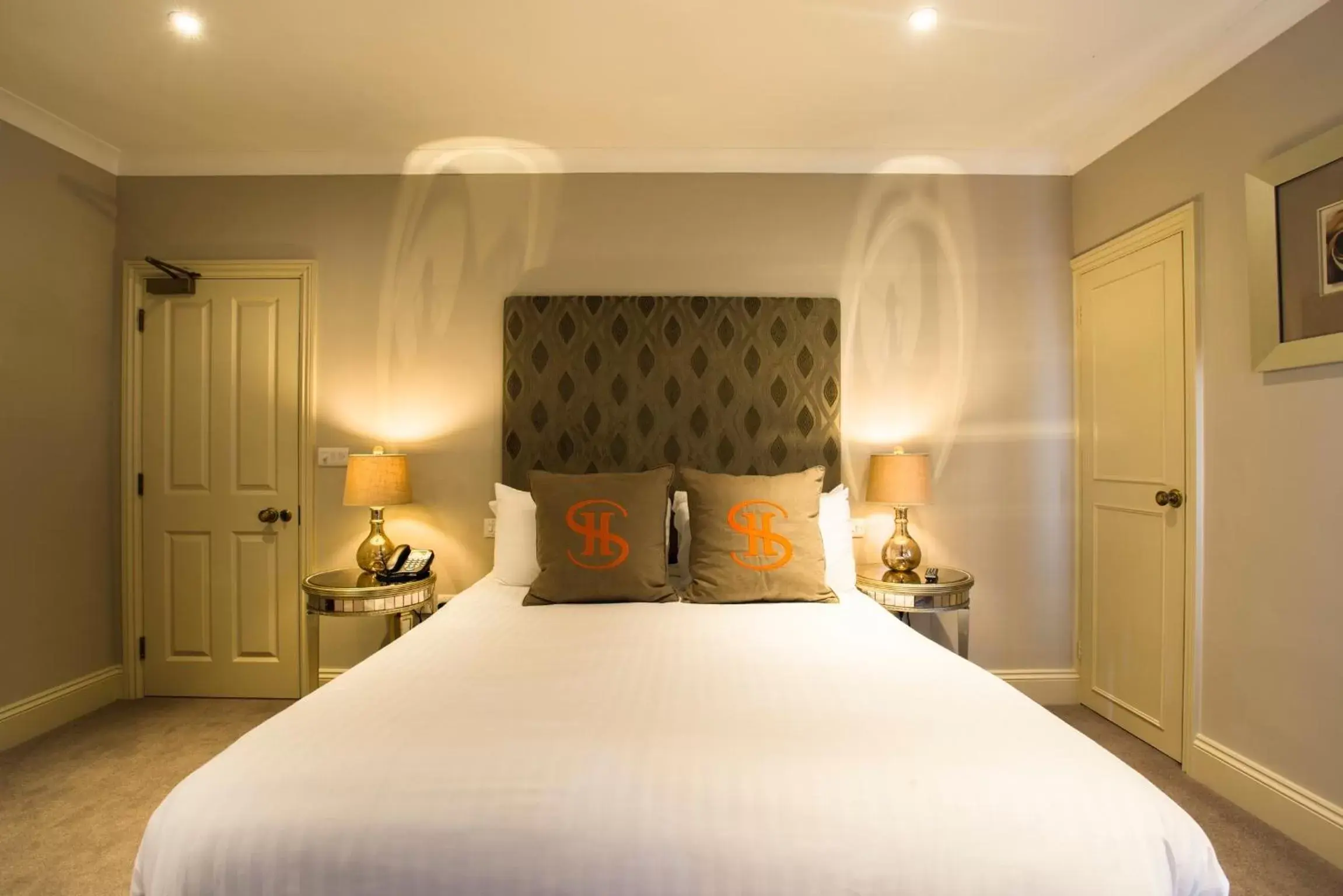 Bed in Seckford Hall Hotel & Spa