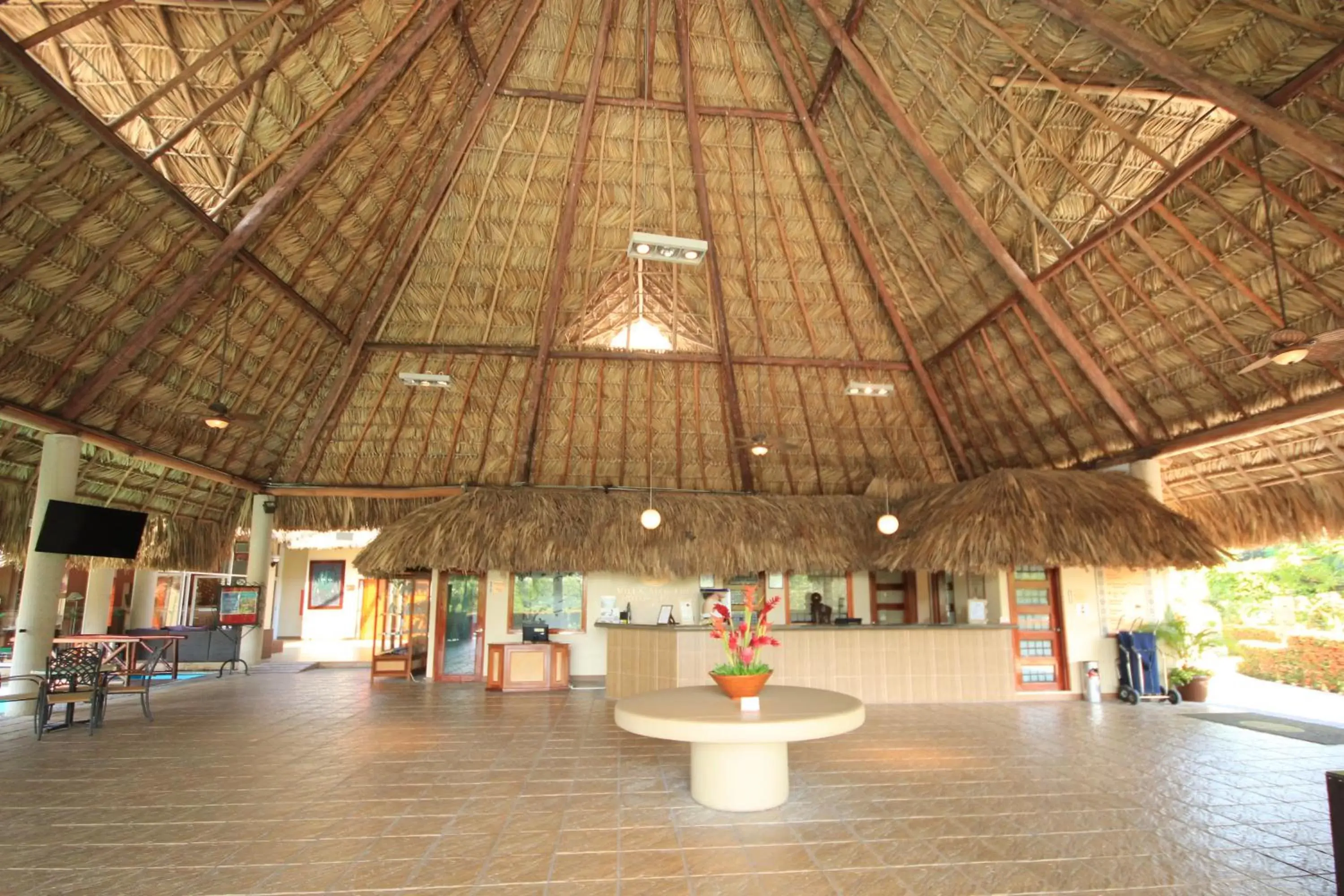 Living room in Hotel Villa Mercedes Palenque