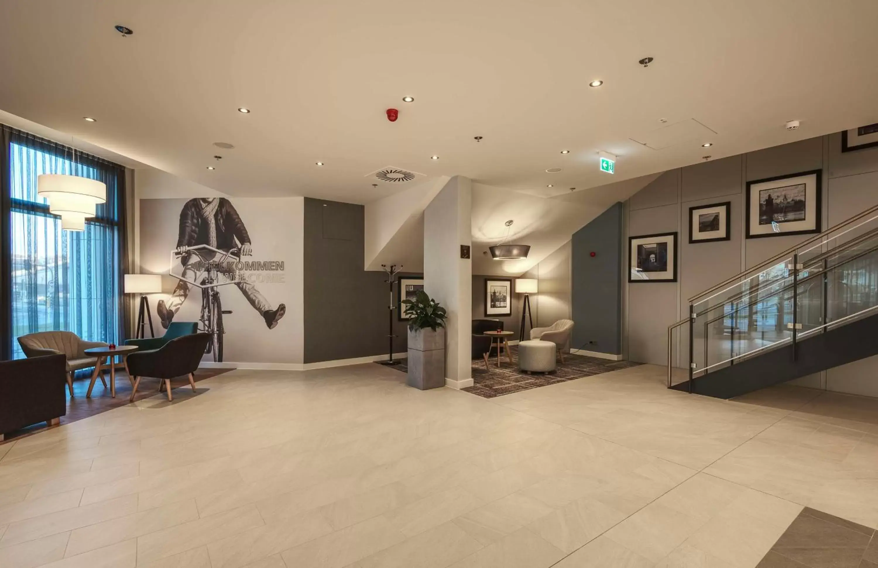 Lobby or reception in Hampton by Hilton Stuttgart City Centre Lobby or reception in Hampton by Hilton Stuttgart City Centre