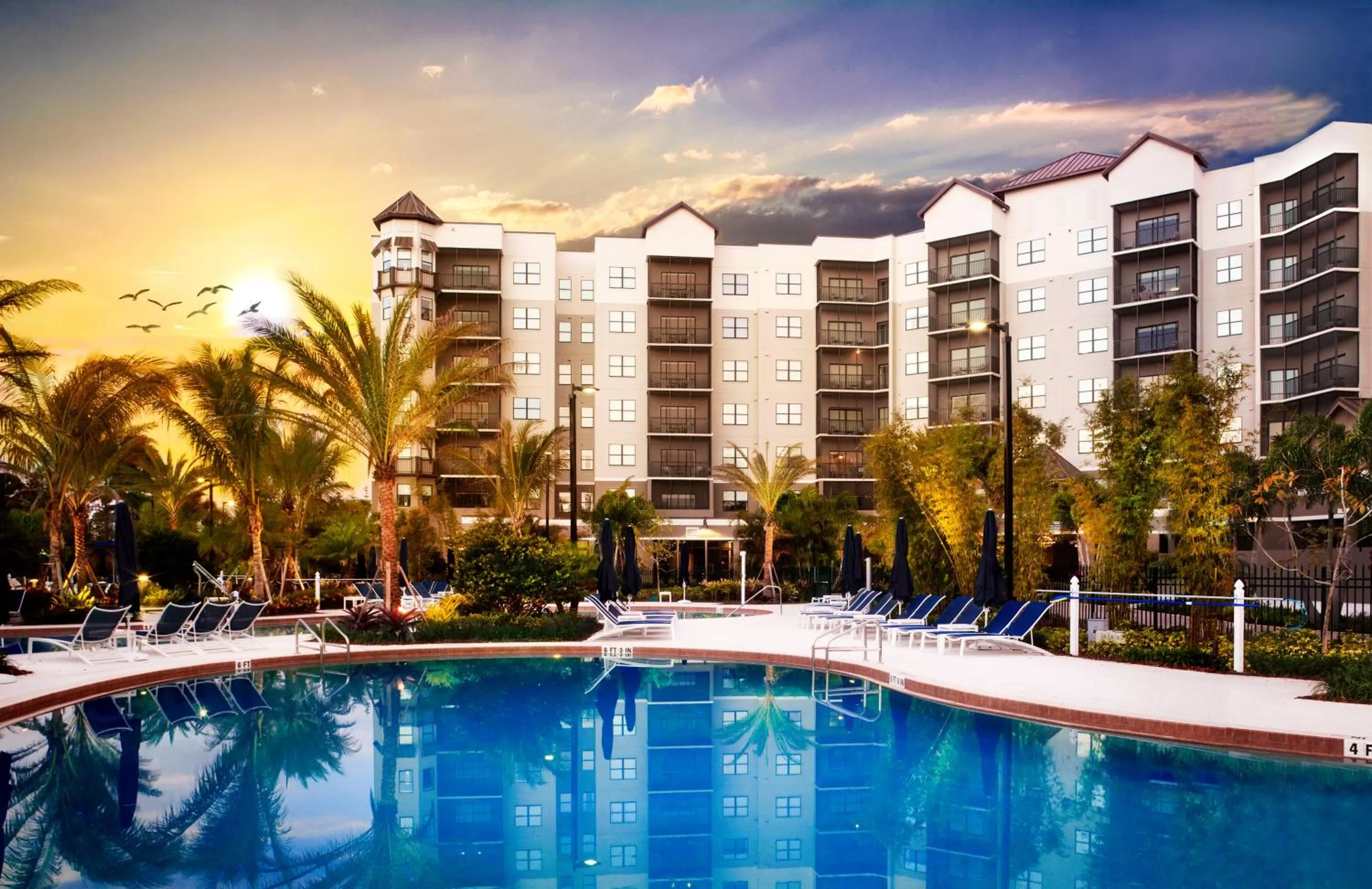 Property building in The Grove Resort & Water Park Orlando
