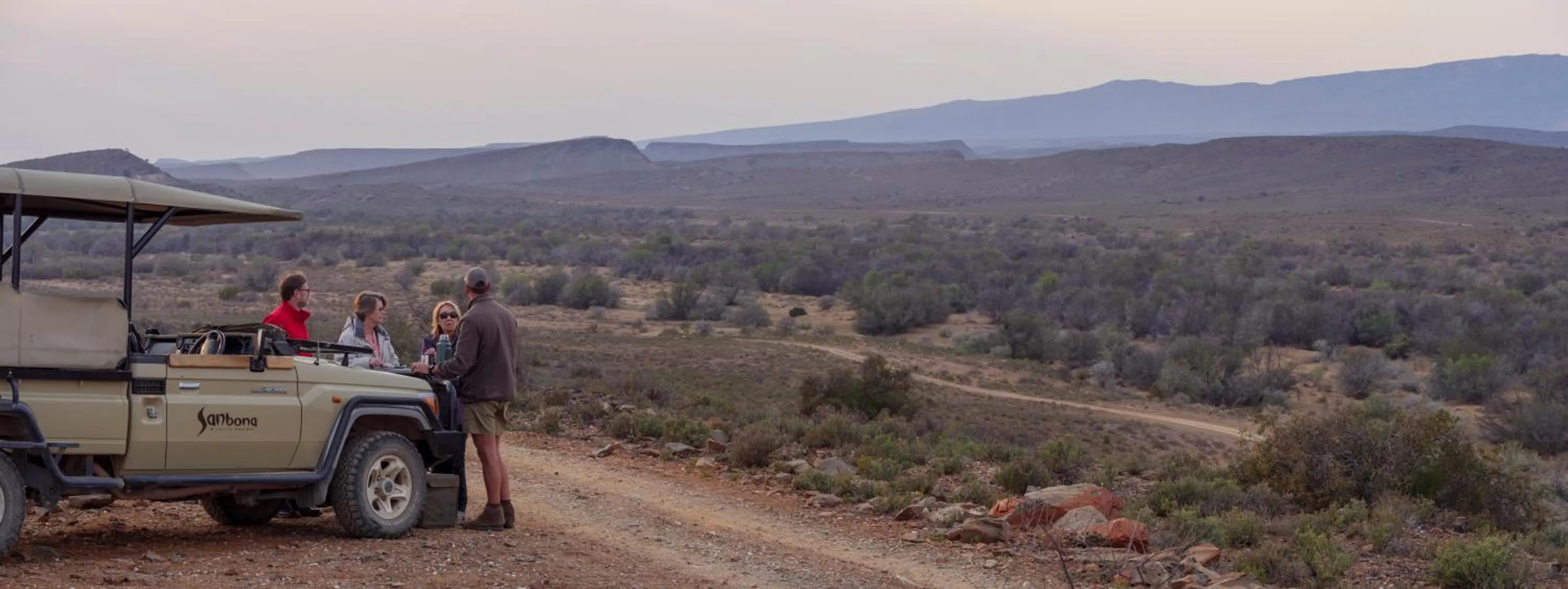 Natural landscape in Sanbona Wildlife Reserve