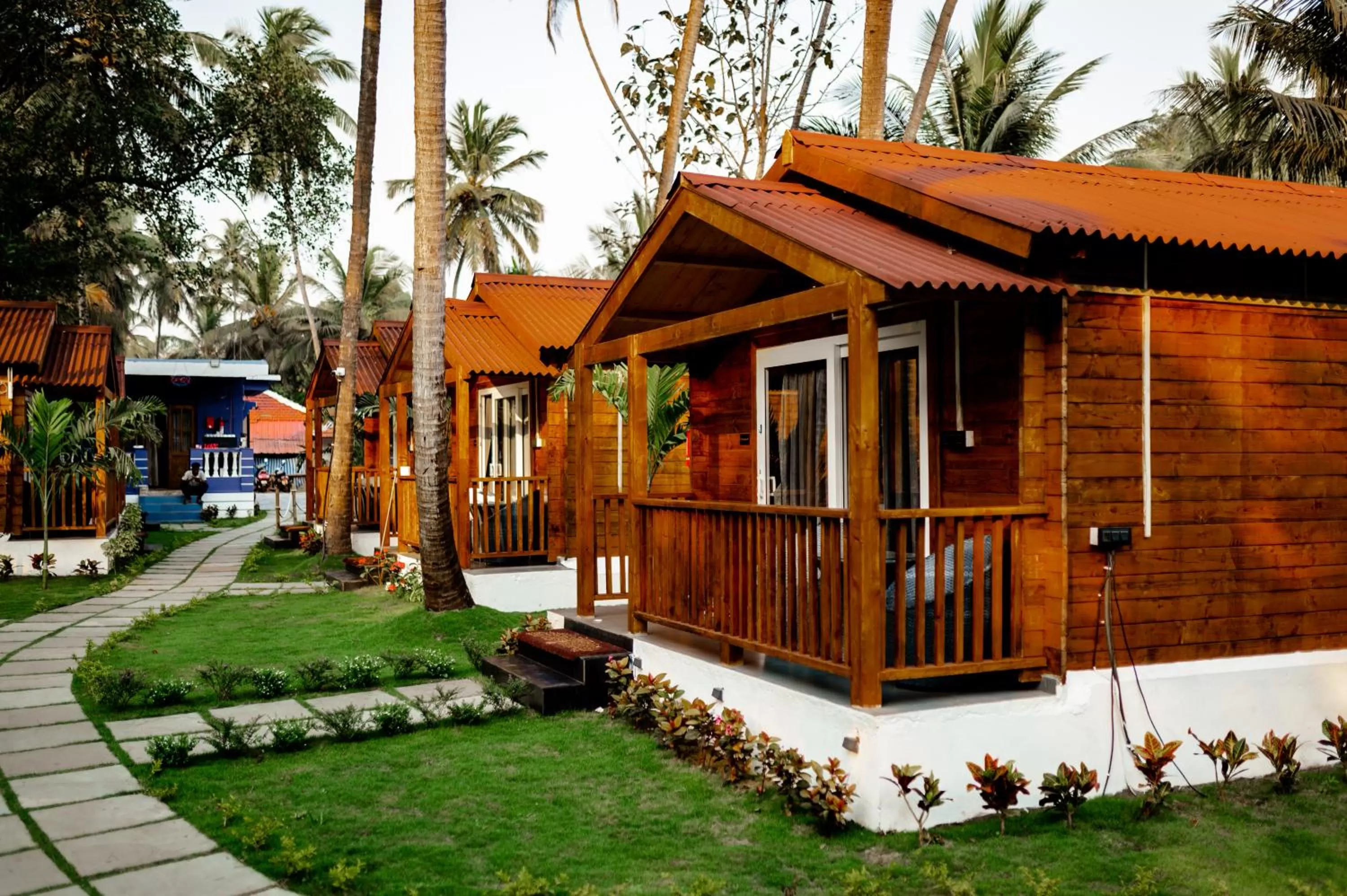 View (from property/room), Property Building in Tranquill Riverside Luxury Cottages With Bathtub, Candolim