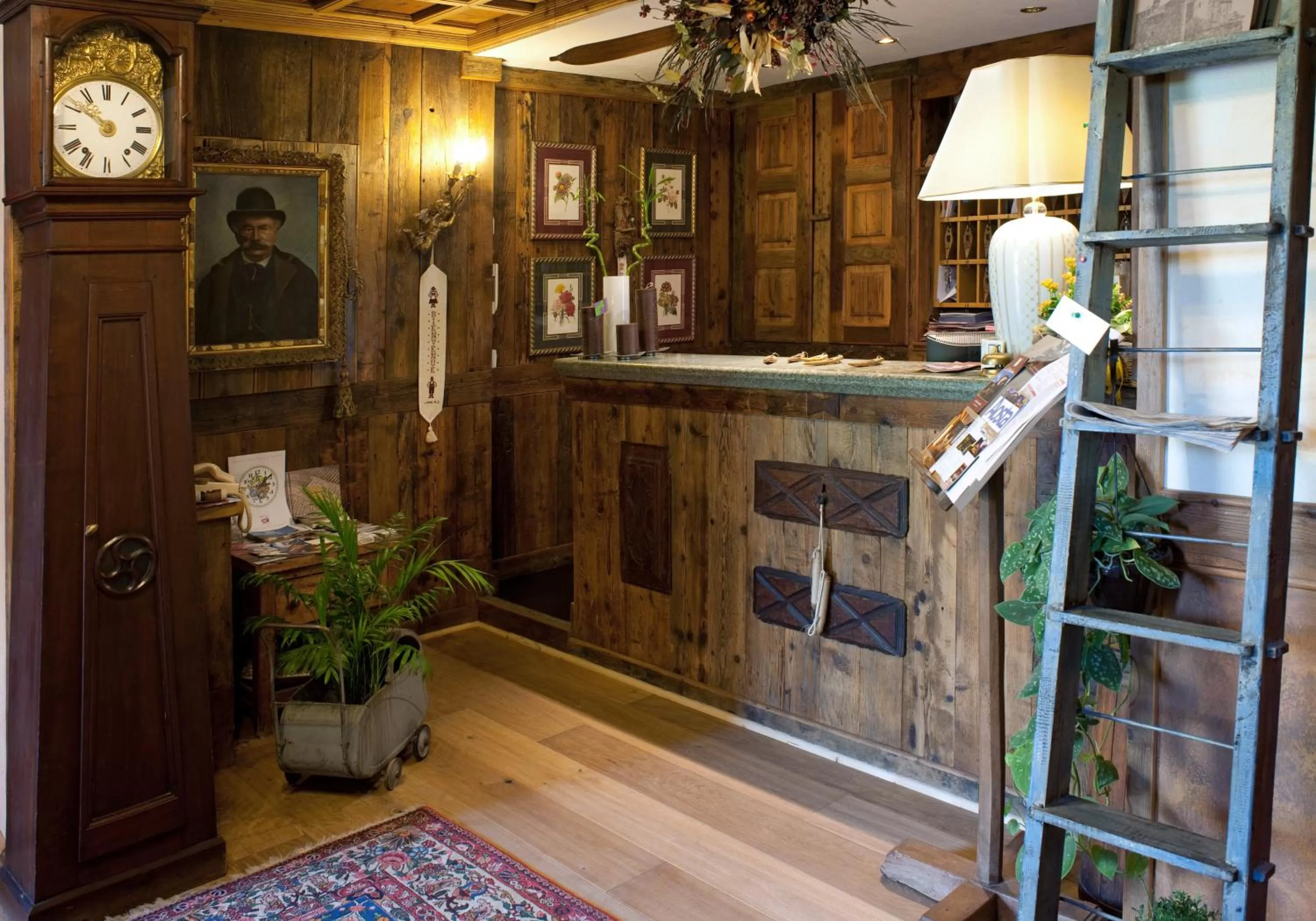 Lobby or reception in Hotel Chalet La Meridiana